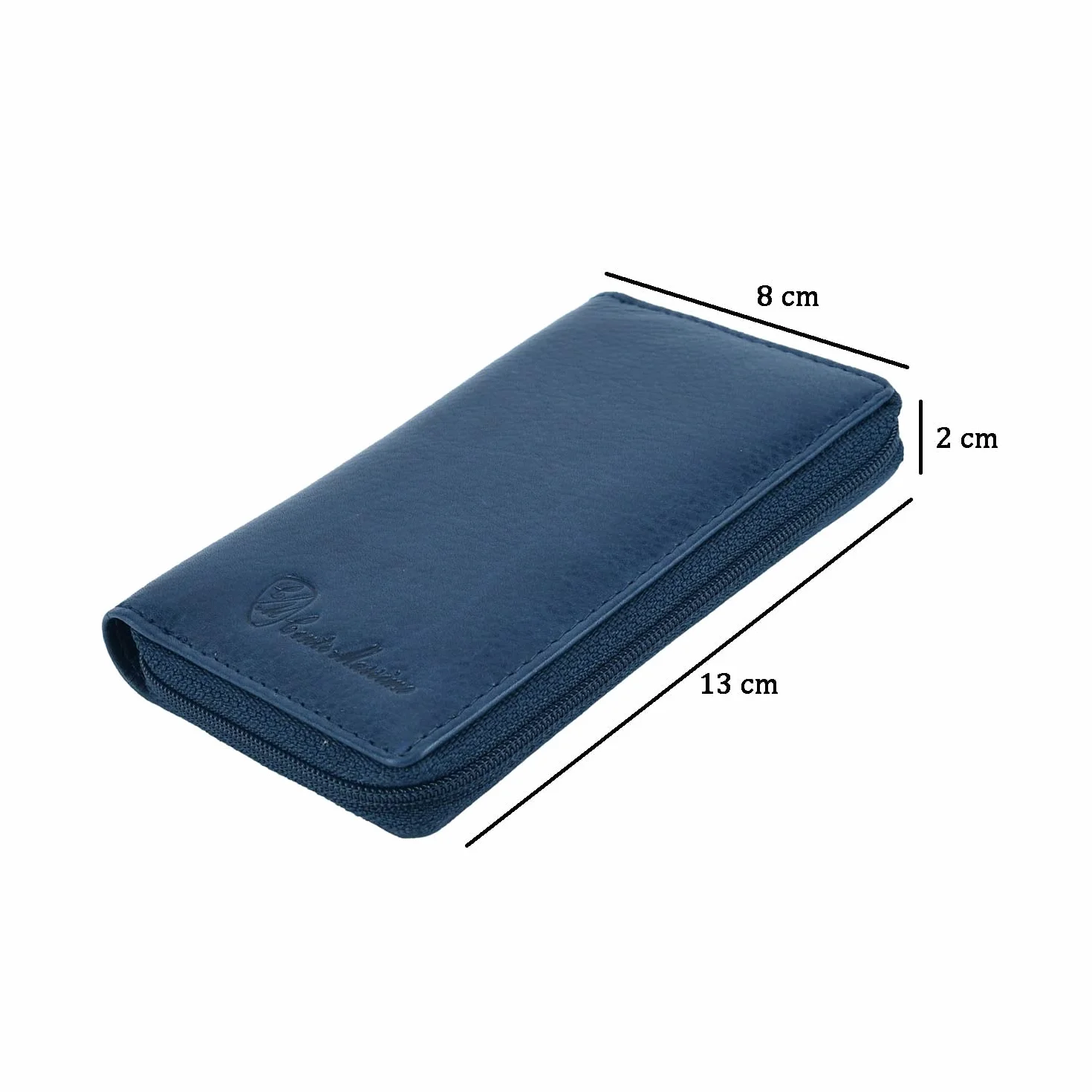 Conte Massimo Kieszeń na klucze, prawdziwa skóra z zamkiem błyskawicznym