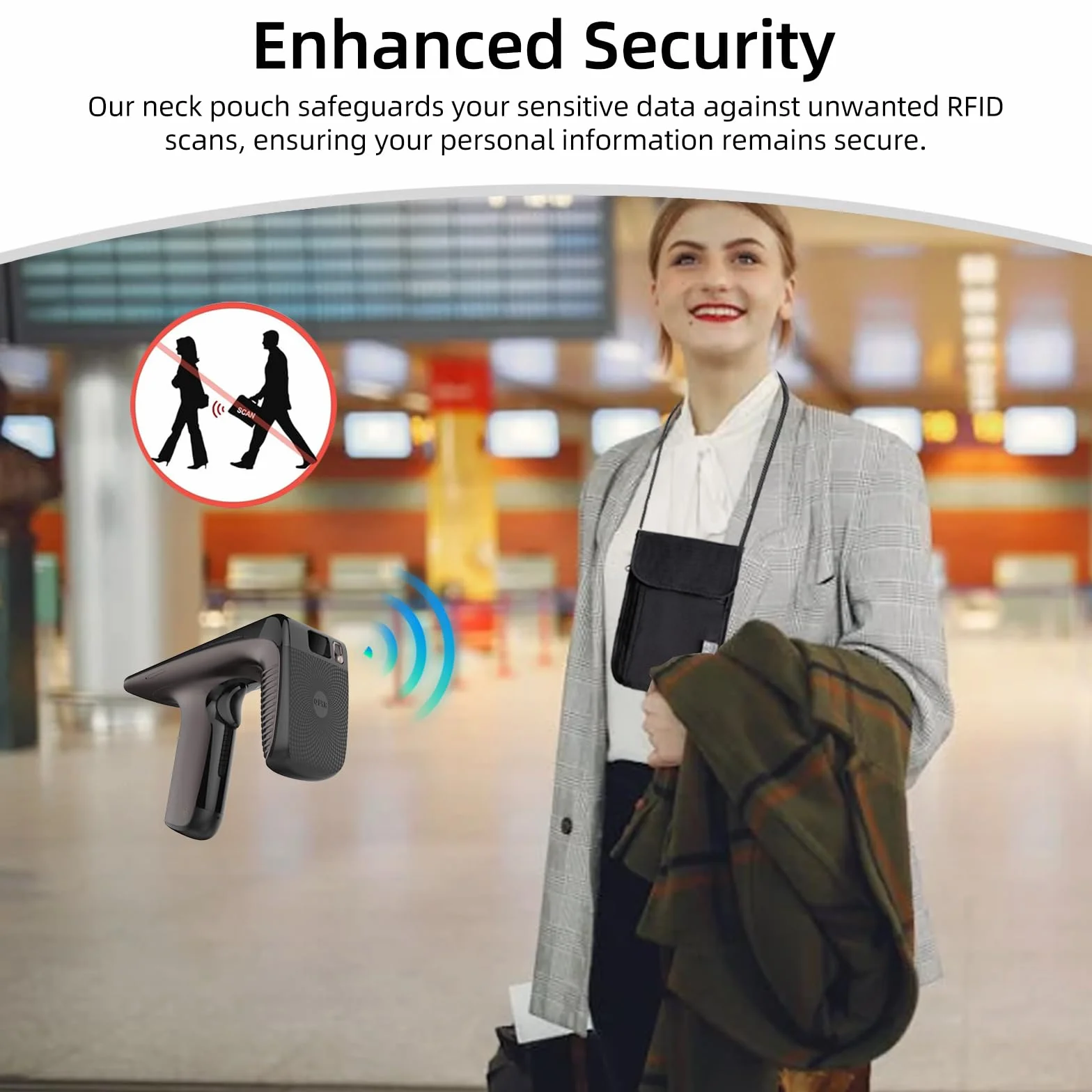 Torba na klatkę piersiową z blokadą RFID, wodoszczelna torba na dokumenty podróżne, kieszeń na klatkę piersiową, ochrona RFID, męska torba na paszport, portfel podróżny z regulowanym paskiem na ramię,