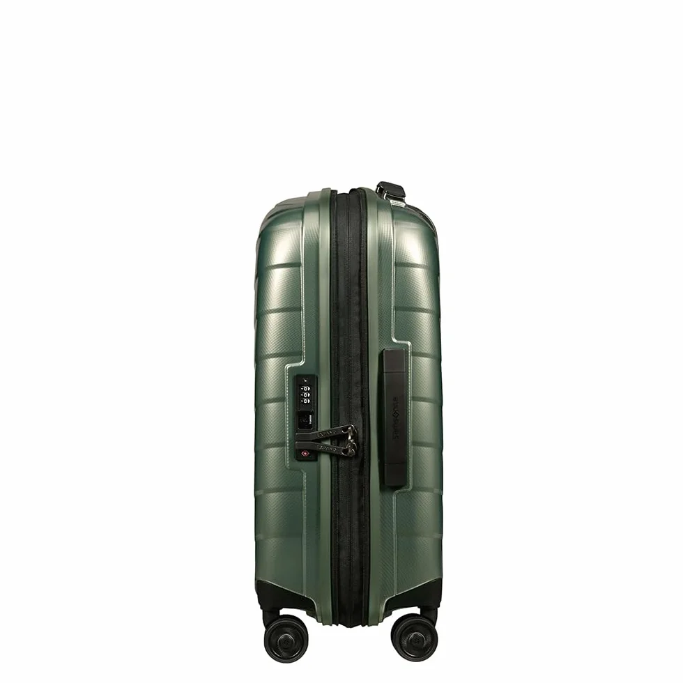 Samsonite Attrix - Spinner S, rozszerzalny bagaz podreczny, 55 cm, 38/44 L, zielony (Basil Green)
