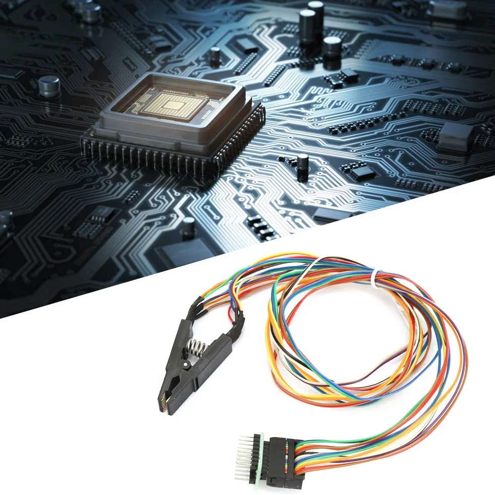SOP16 do DIP8 klips błyskowy programator klips testowy SOP16 SOIC16 16-pinowy zacisk testowy IC SOP16 do DIP8 klips błyskowy