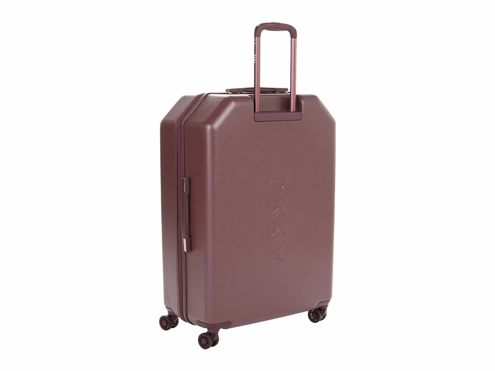 DKNY Metalowe logo Aufrecht 30 Inch Upright Gepäck Burgund Allure