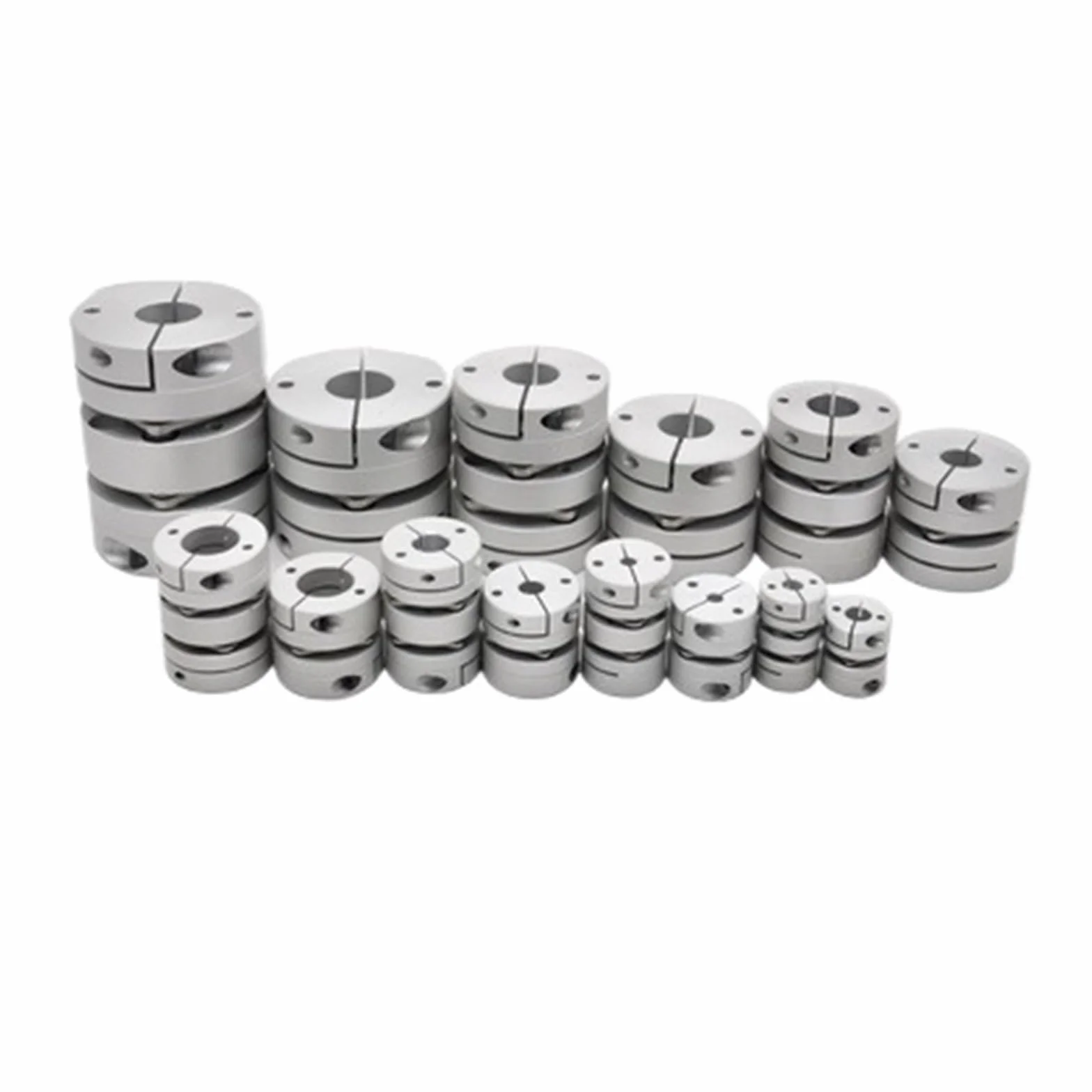 D44L35 Stop aluminium Pojedyncze sprzęgło membranowe Elastyczne złącze D44mm L35mm Śruba kulowa Step Servo Enkoder (8x9mm)