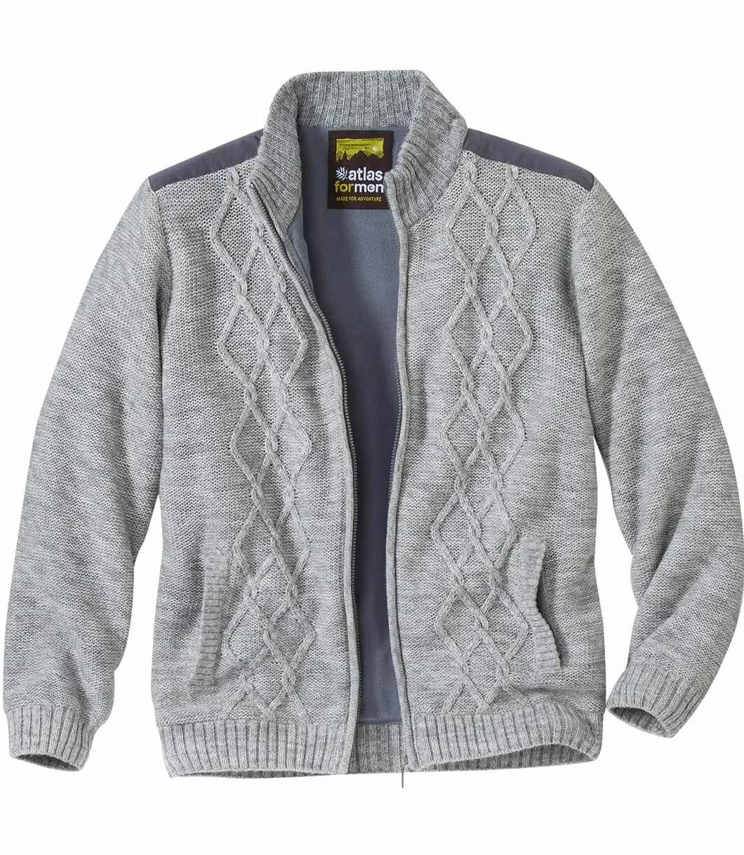 ATLAS FOR MEN Kurtka z podszewką z polaru Męska kamizelka z dzianiny Rozmiary M-5XL