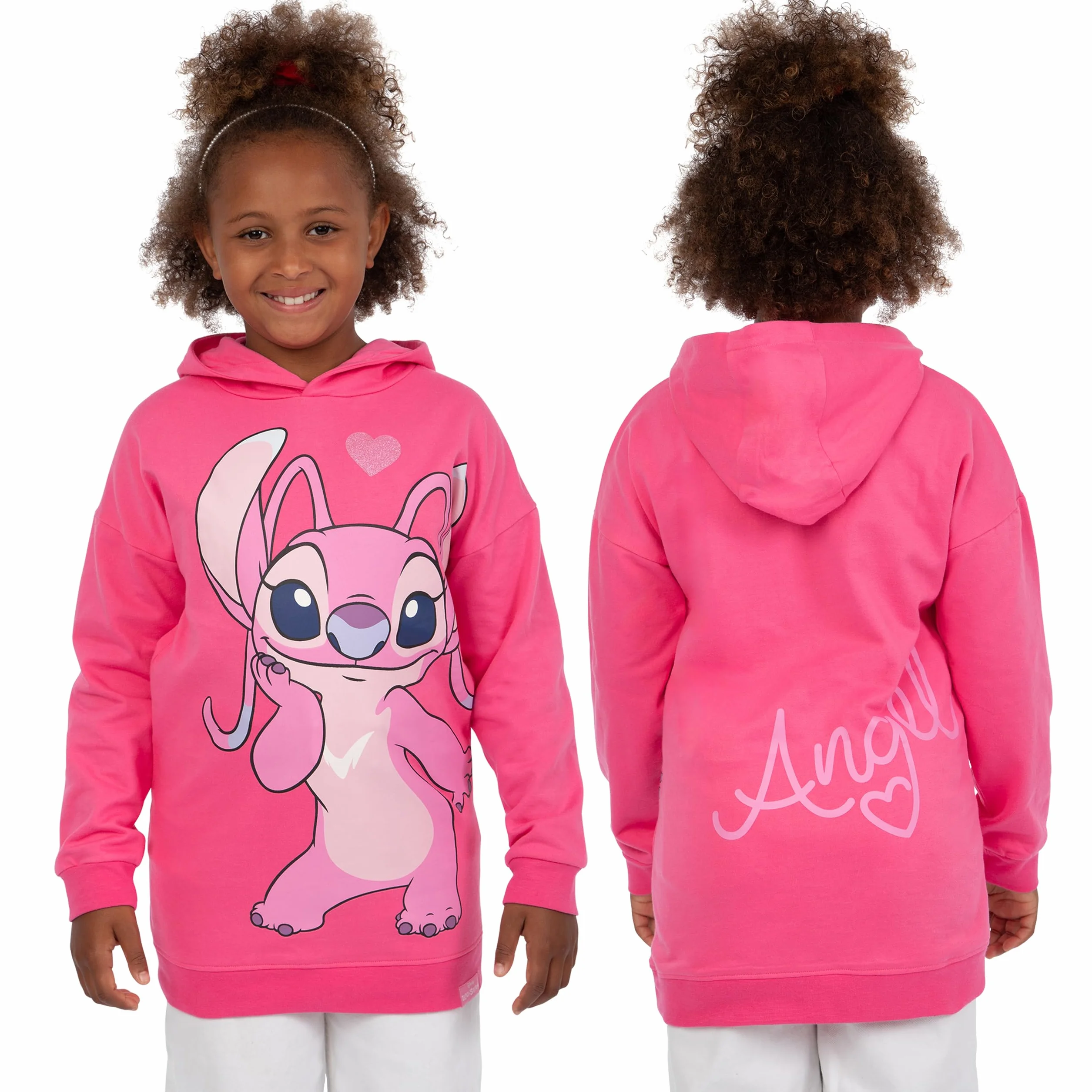 Bluza Disney Stitch Długa Dziewczęca Stitch i Angel Ubrania Dla Dziewczynek