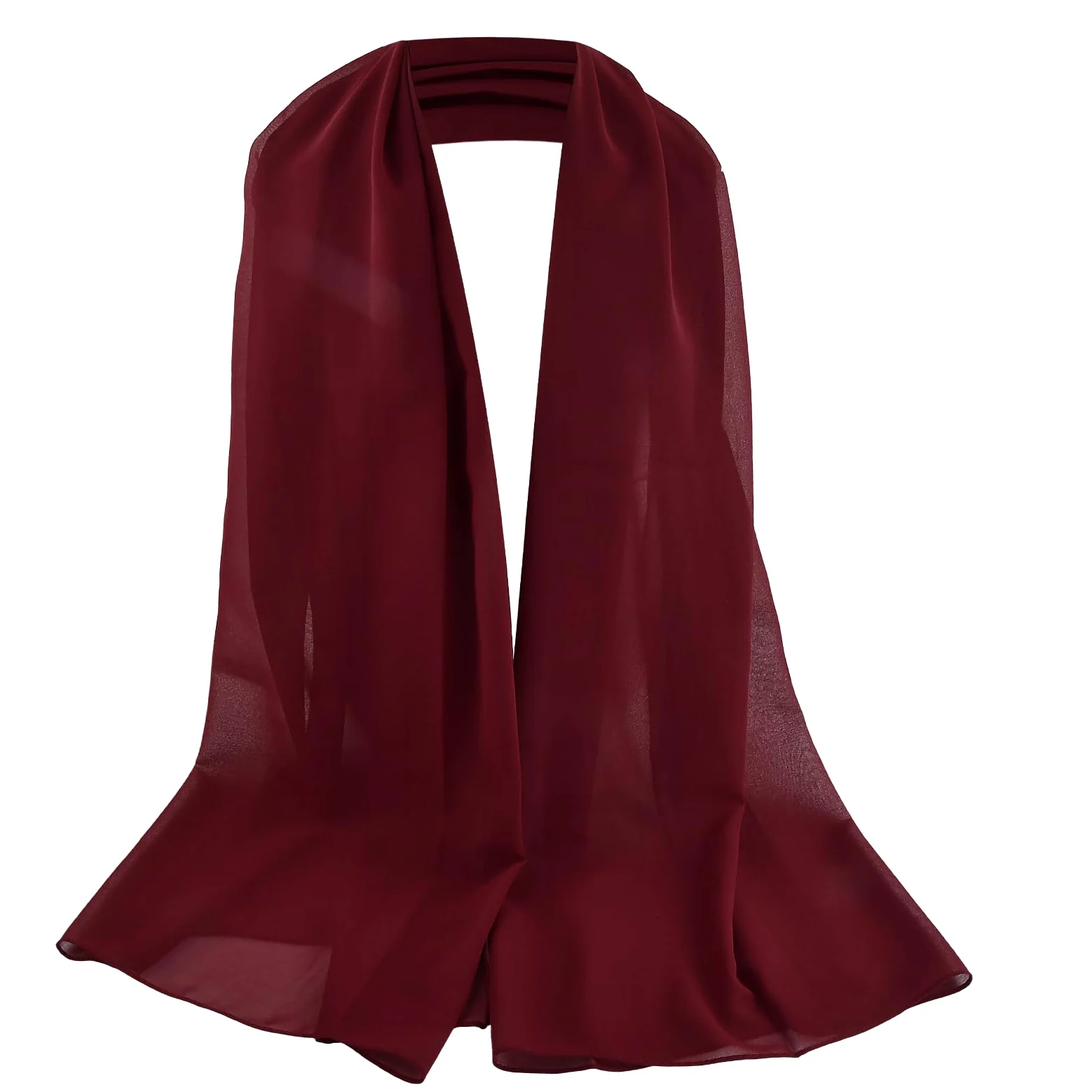 Stola Elegancki Damski Ceremonia, Szyfon Szal Jednolity Kolor Wrap Szalik Letni Damski Szalik, Szalik Satynowy Szyfon Na Sukienki Wieczorowe, Wesela, Impreza, Prezenty, 180 x 70 cm