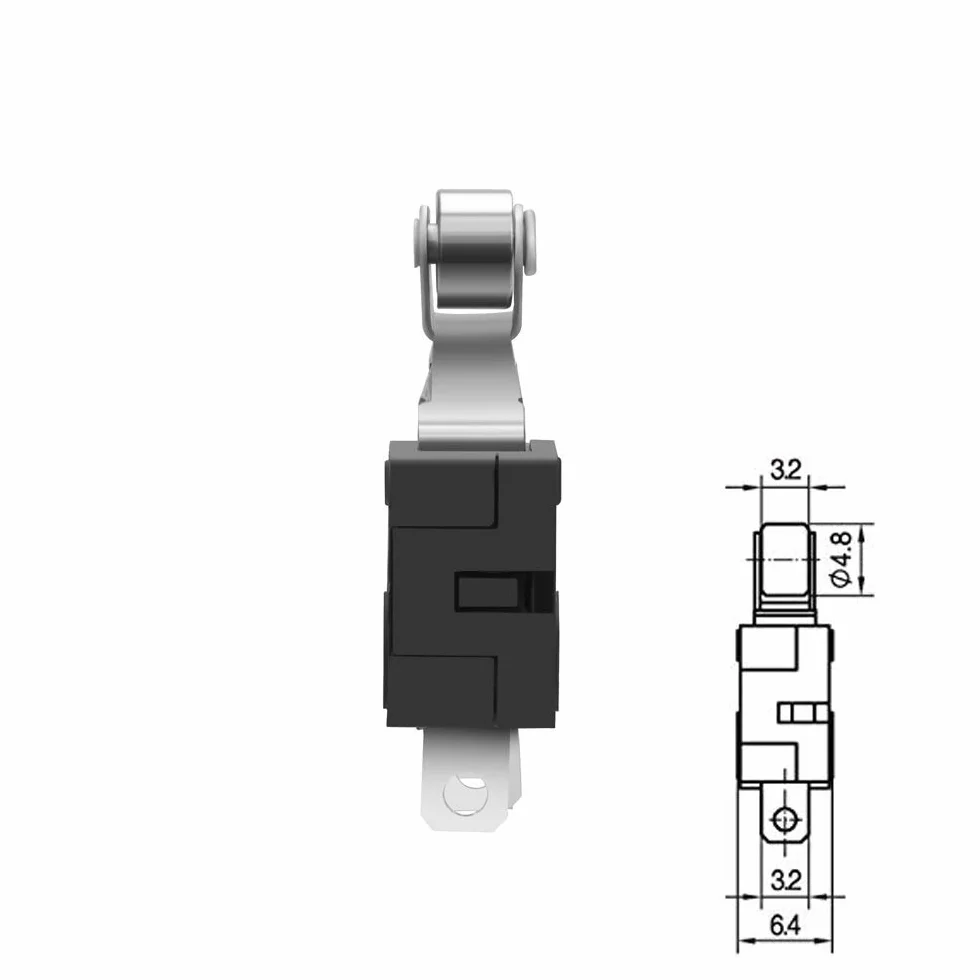 20 sztuk 3-pinowych przełączników dźwigniowych AC 5 A 125 V 250 V SPDT 1NO 1NC Momentary PCB Terminals Close/Open Switch