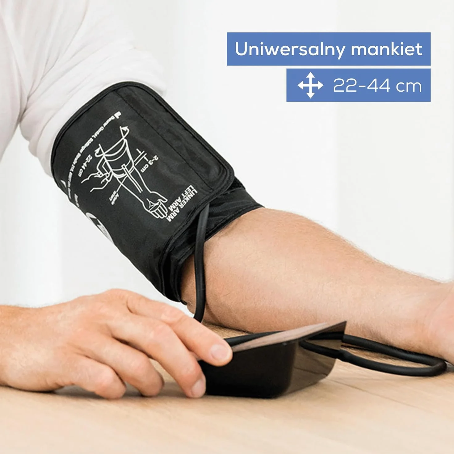Beurer BM 54 Ciśnieniomierz naramienny, zatwierdzony klinicznie, wyświetlacz XL, połączenie z aplikacją z certyfikowaną ochroną danych, wykrywanie arytmii, mankiet na ramię od 22 do 44 cm