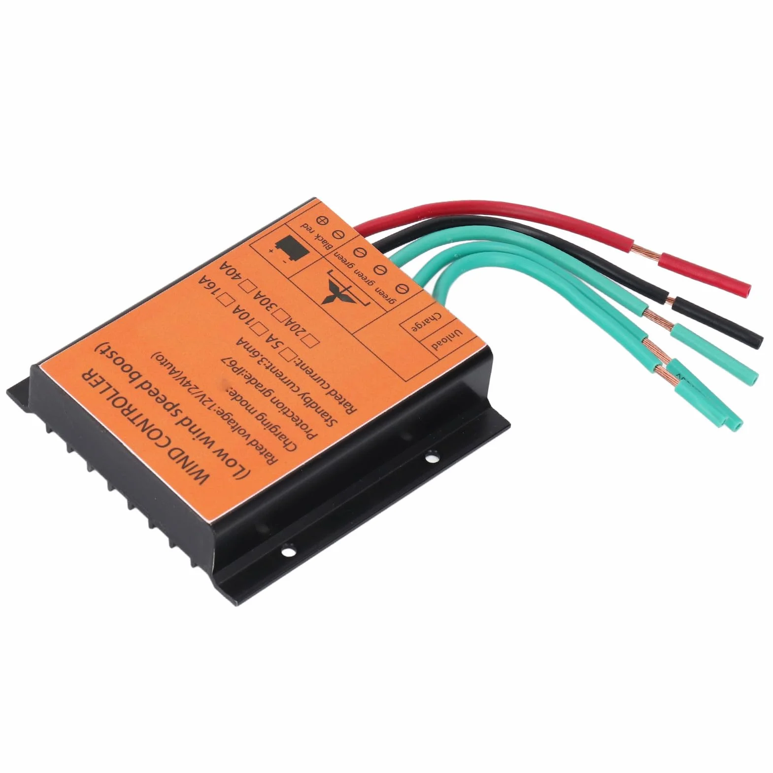 Kontroler ładowania Turbiny Wiatrowej MPPT Napięcie Doładowania 12 V 24 V 40 A 300 W-1000 W, Regulator Generatora Wiatrowego, ze Zwiększonym Odprowadzaniem Ciepła, do Sterowania