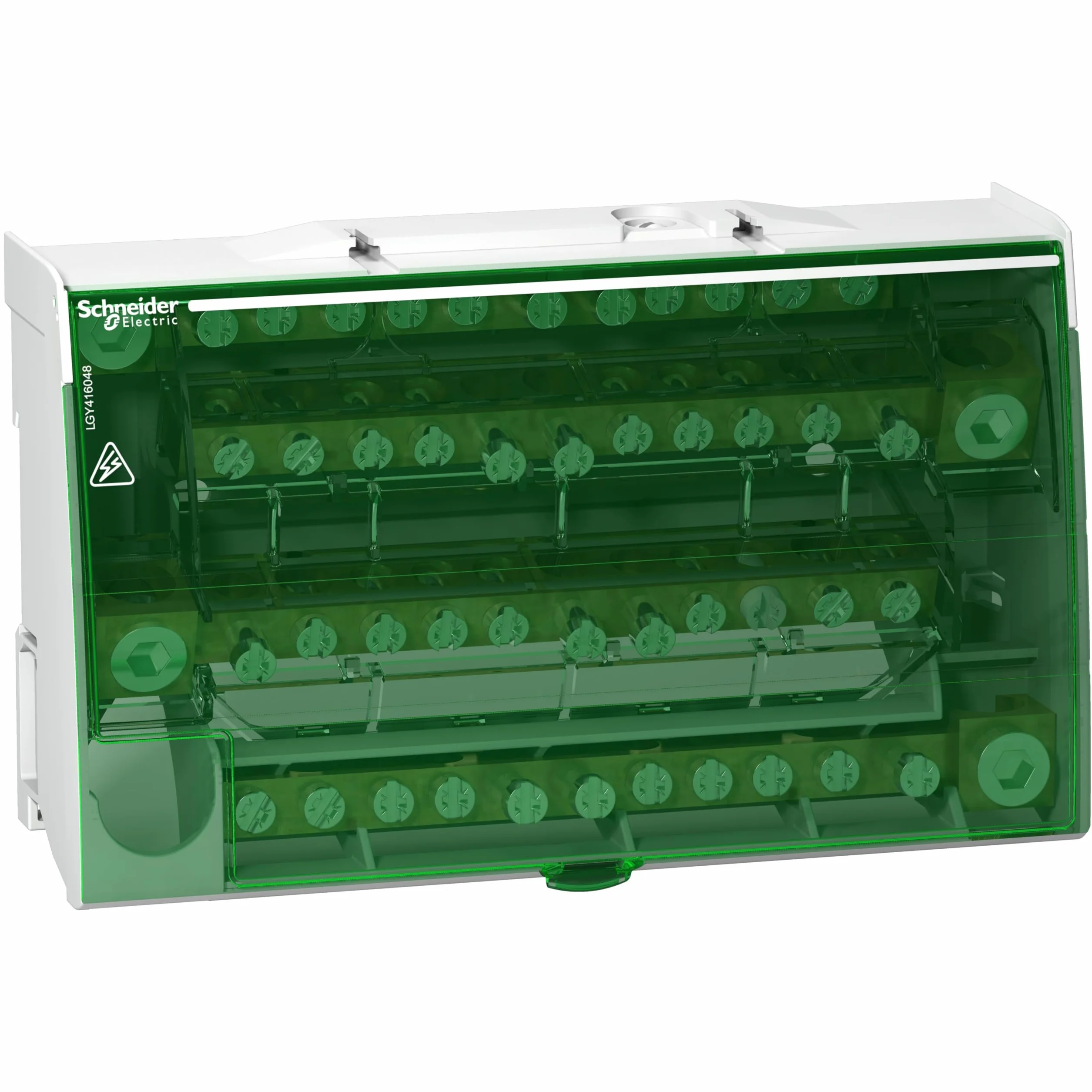 Schneider LGY416048 Linergy DS, blok rozdzielaczy śrub, 4P, 160A, 48 otworów mocujących