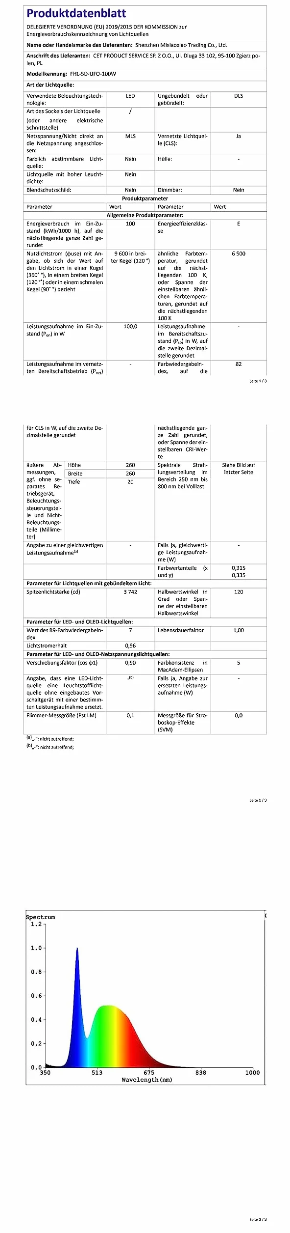 Oświetlenie garażowe LED 1000 W, 10000 lm, 6500 K, UFO, lampa sufitowa z łańcuchem, 144 diody LED do wnętrz, wodoodporna lampa sufitowa IP65, do garażu, magazynu, sali gimnastycznej