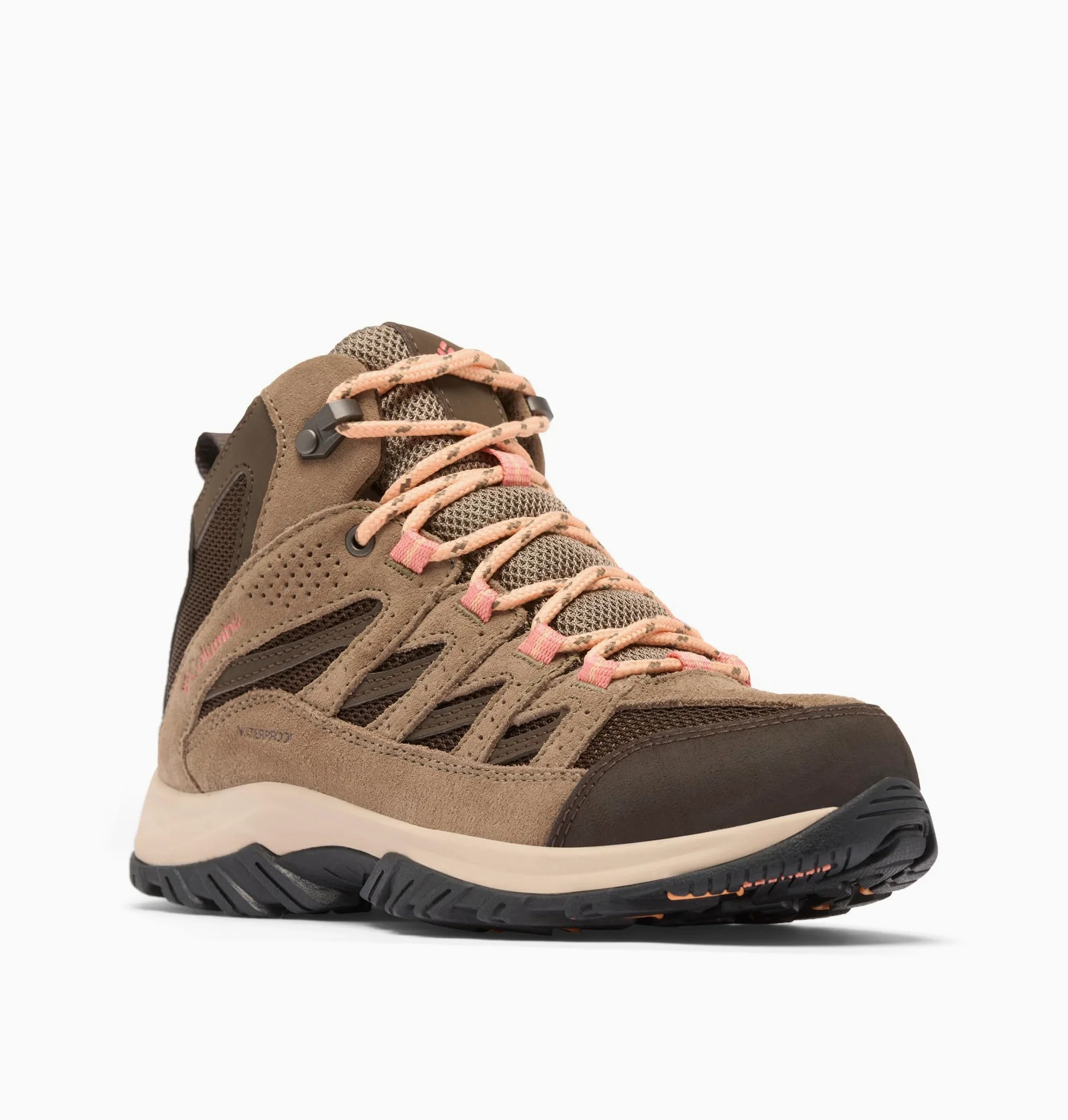 Columbia Kobiety Crestwood Mid WpWodoodporne buty trekkingowe i trekkingowe ze średnim stanem