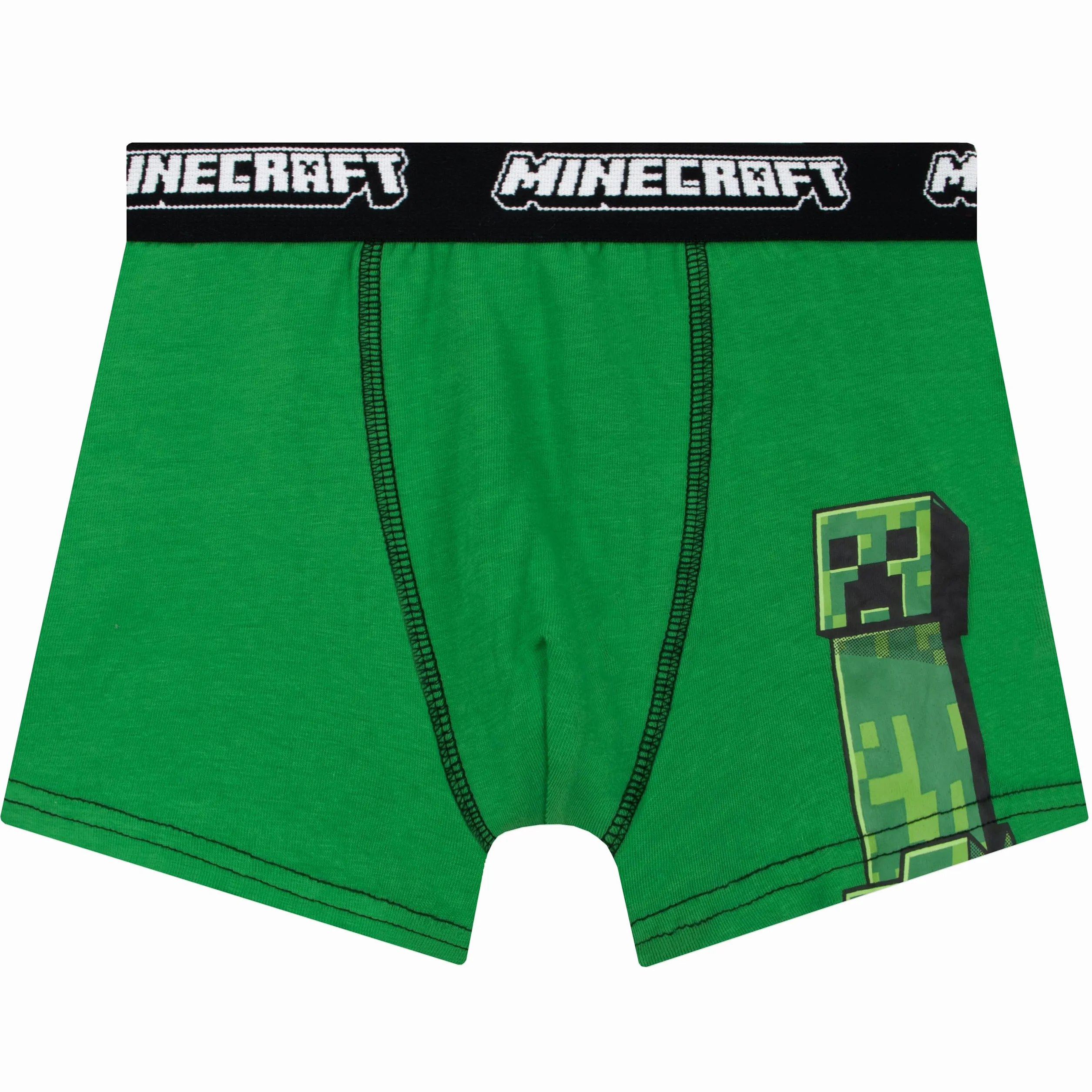Bokserki Minecraft Dla Chłopców 3-Pack Creeper Bielizna Gamingowa Dzieci Spodnie Gamer