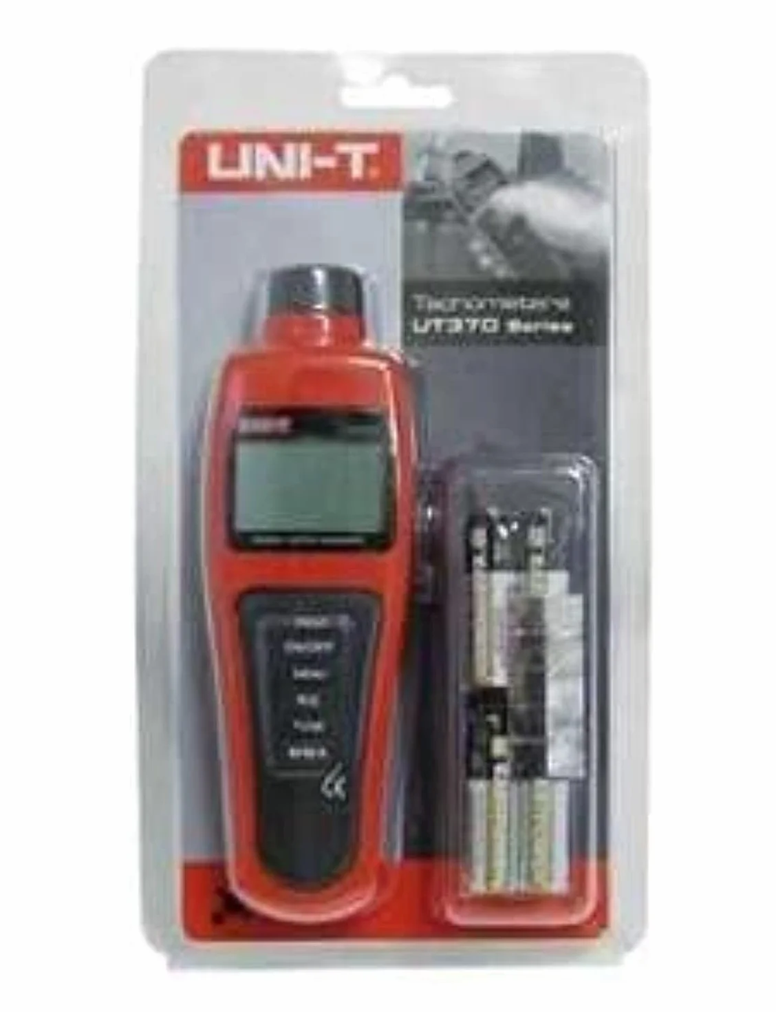 UNI-T Tachometry cyfrowe serii UT370 bezdotykowe docelowe obroty pomiarowe odległość 5-20 cm interfejs USB zatrzymywanie danych automatyczne wyłączanie zasilania (UT372)
