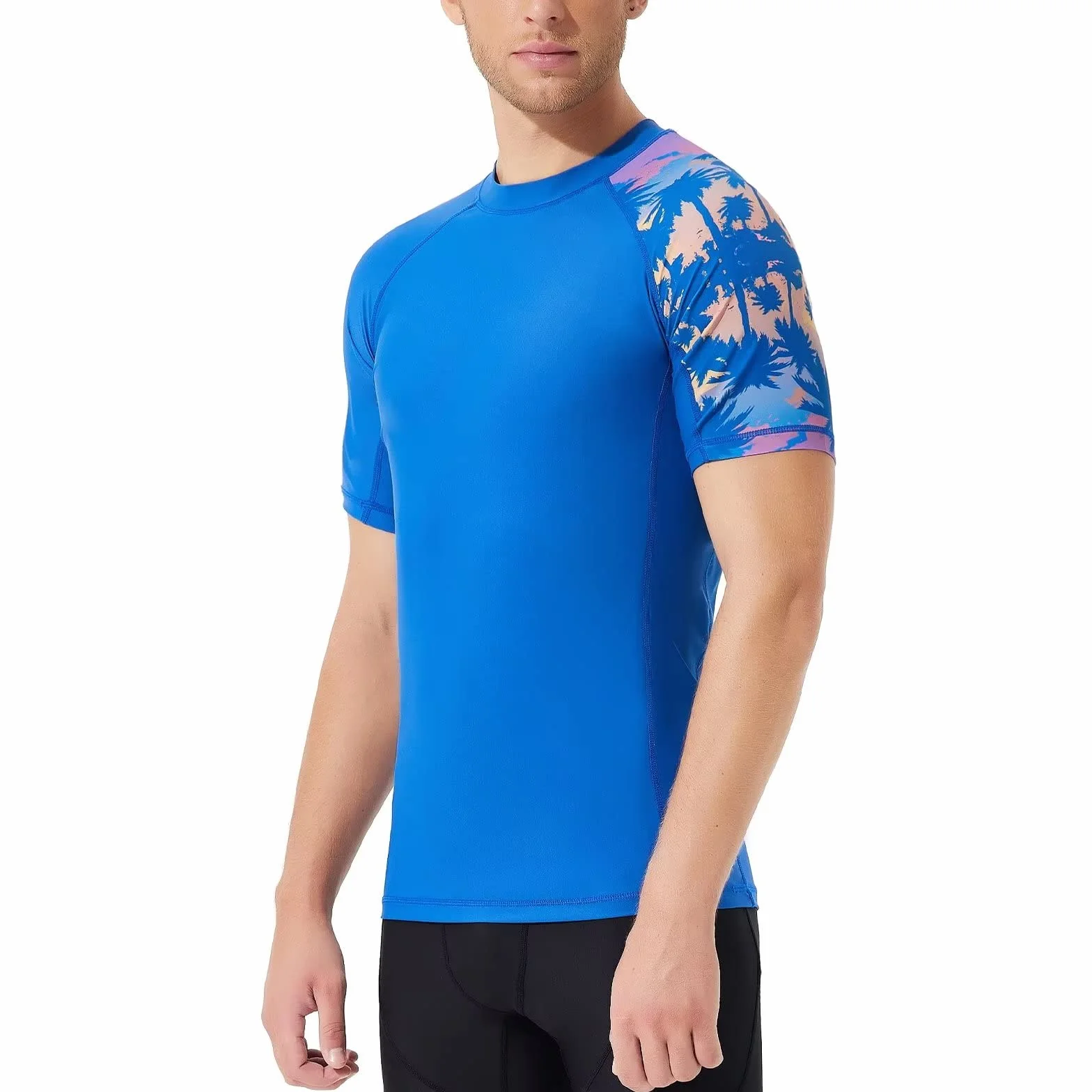 Rash Guard koszulka z krótkim rękawem, do pływania, surfowania, do pływania