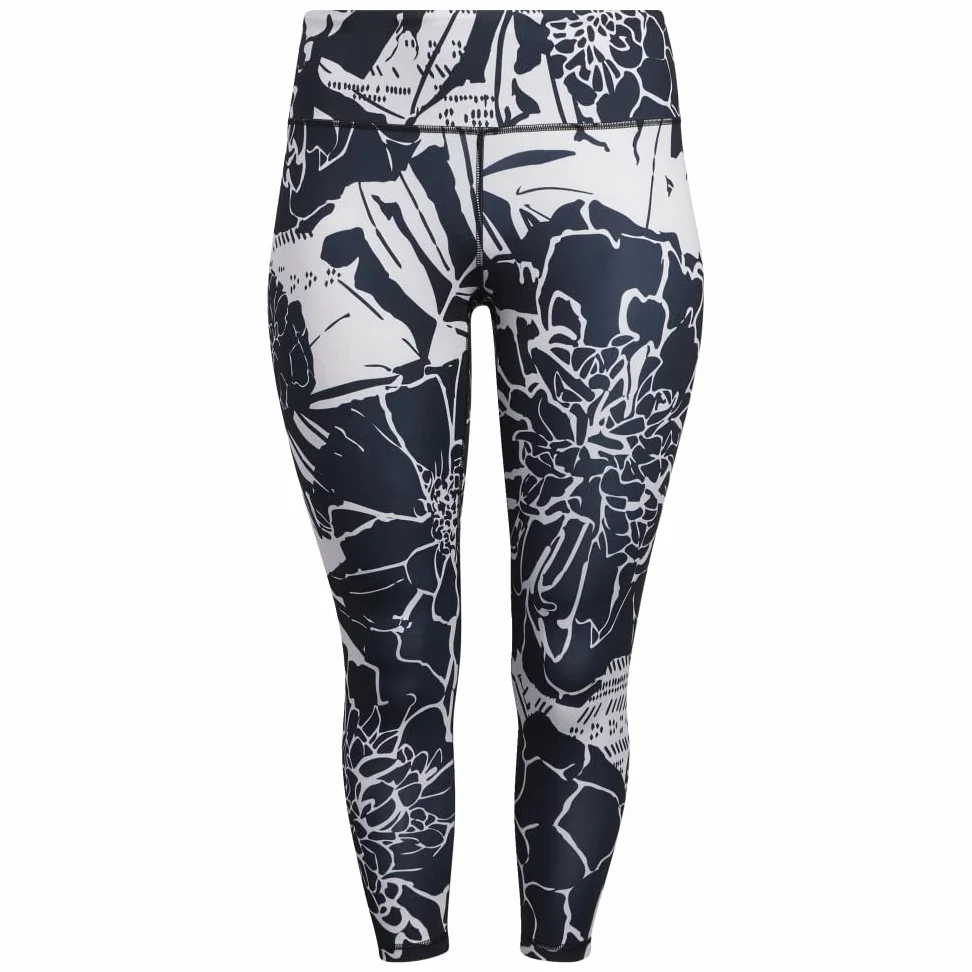 adidas Damskie rajstopy treningowe Optime Superher 7/8, Czarny, 1X