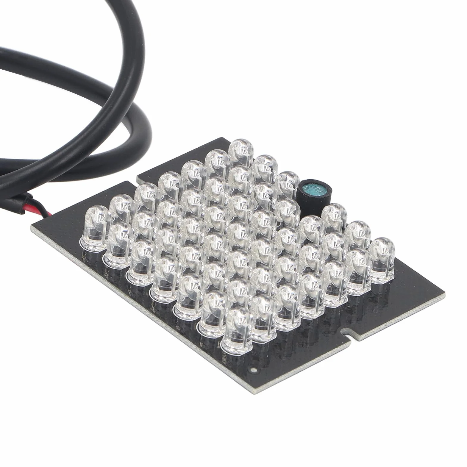 Tablica Lampy IR Oświetlacz IR podczerwień 850nm 48 Koralików IR Lampa Noktowizyjna LED DC12V do Wnętrz na Zewnątrz