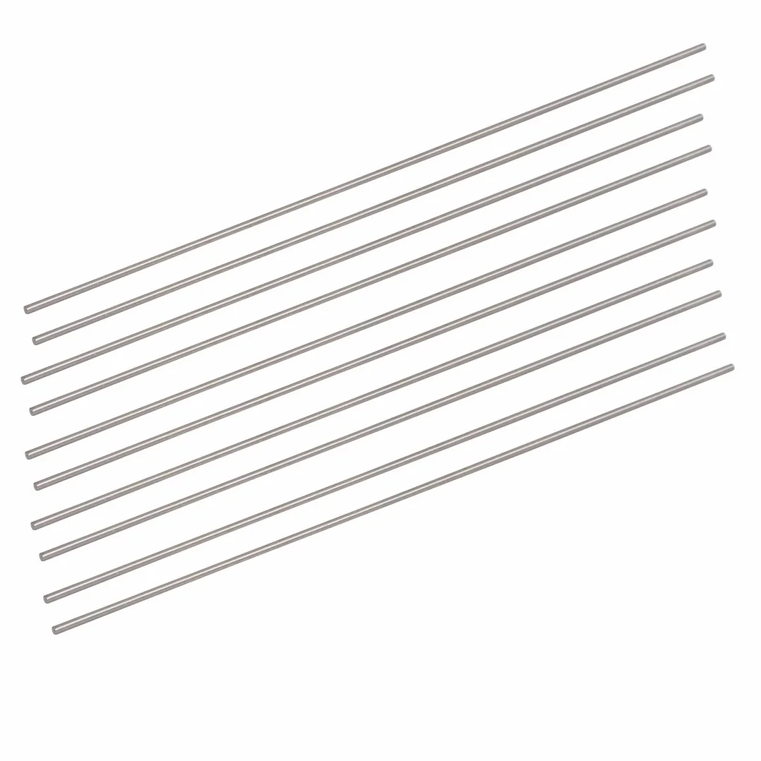 sourcing map 10 szt. okrągły wałek drążek oś stal 1 mm x 100 mm do samochodu zabawkowego RC DE de