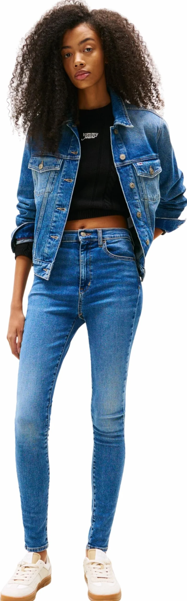 Tommy Jeans Sylvia Hgh Skn Bi0234 Dw0dw20655 - Wąskie Kobiety