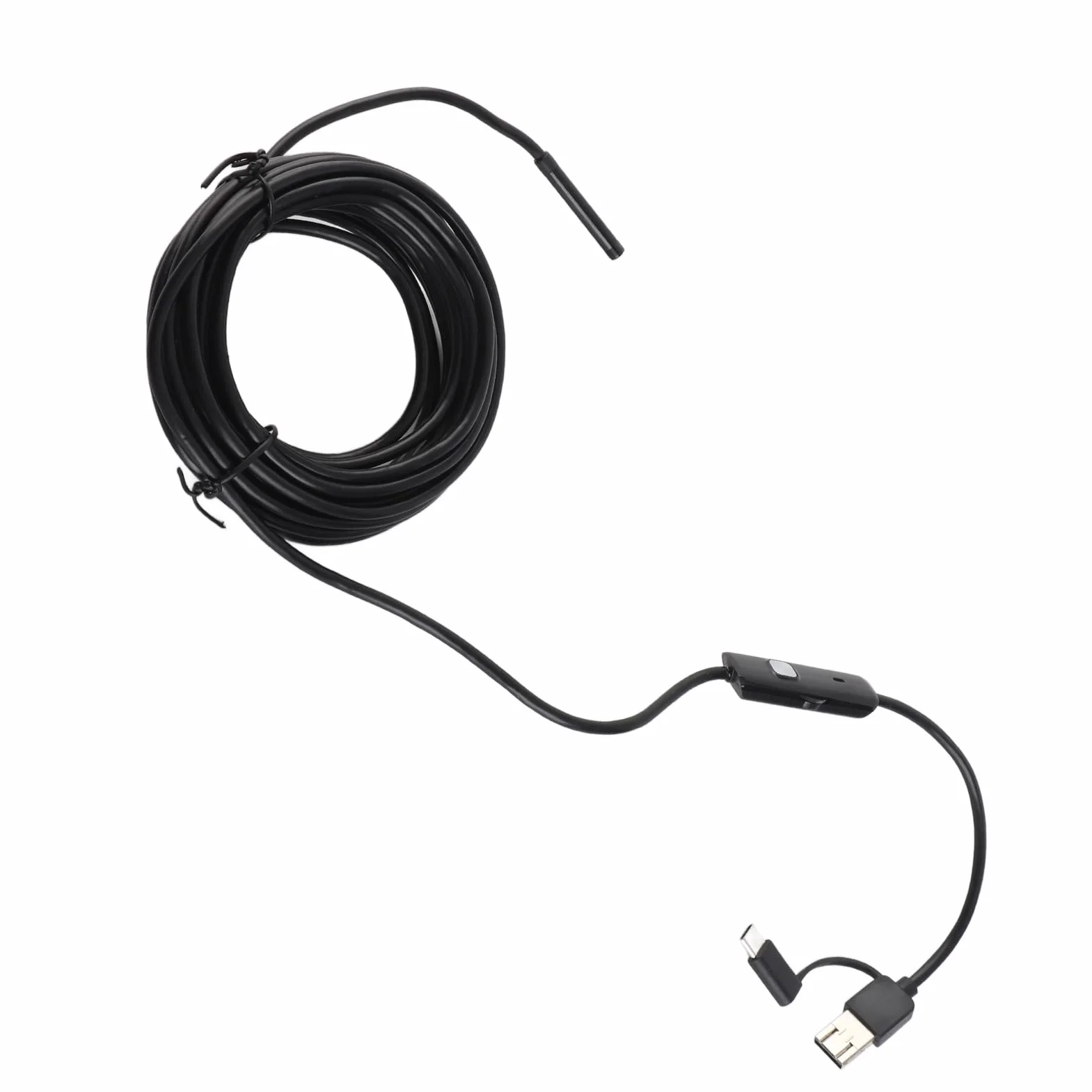 Endoskopowa Kamera Inspekcyjna 3 w 1 Telefon Komórkowy PC Kamera Endoskopowa Typu USB Wodoodporny Boroskop Inspekcyjny ze światłem LED