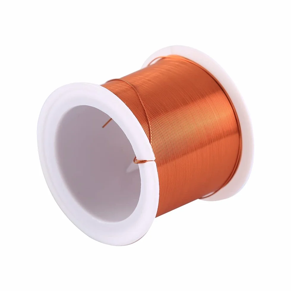 0,2 mm x 100 m drut magnetyczny emaliowany drut miedziany emaliowany magnes drut nawijający 1 cewka szpuli naturalna temperatura znamionowa szeroko stosowana do transformatorów cewki indukcyjnej
