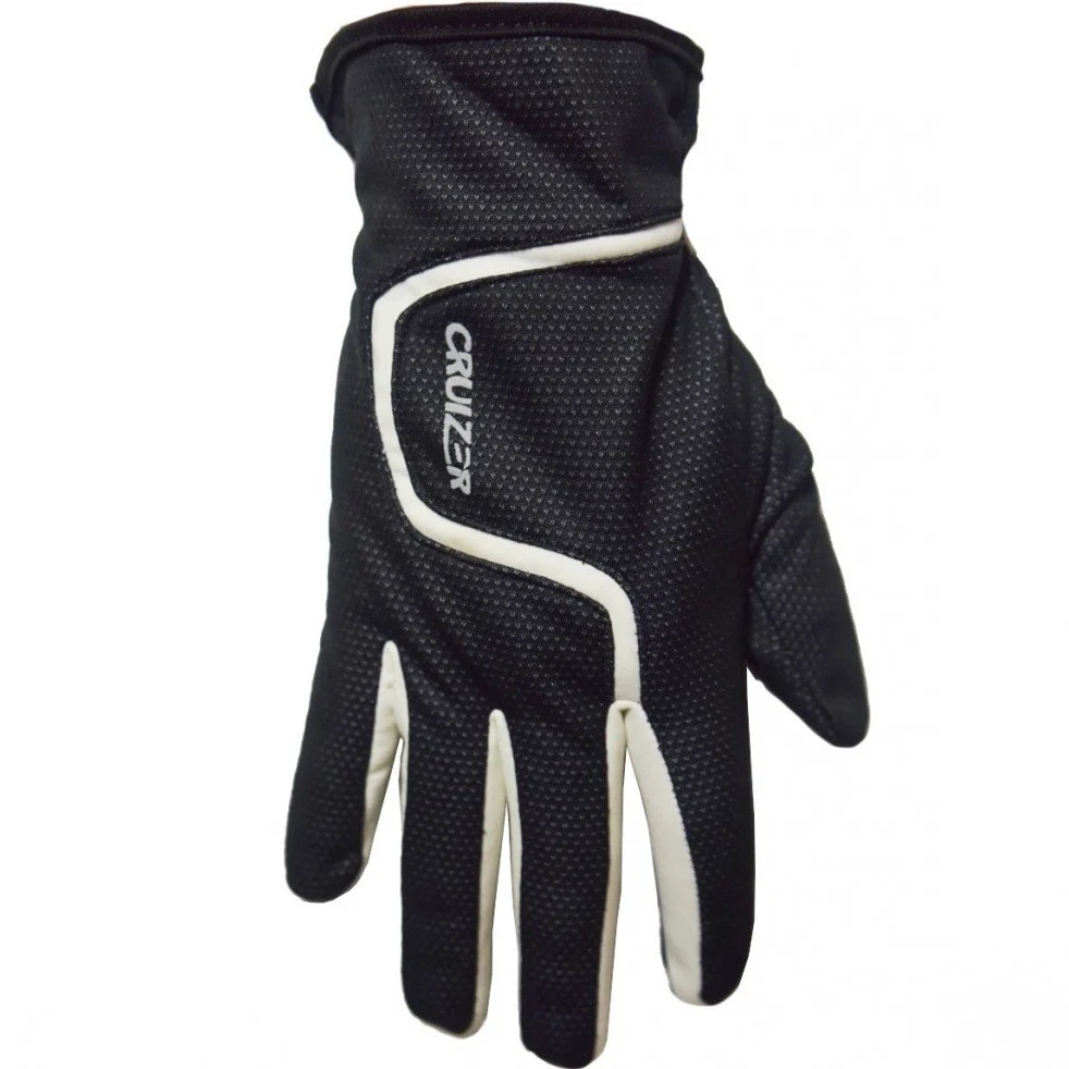 CRUIZER Rękawiczki do roweru MTB Cap Windtex zima mikropolarowe ciepłe z wstawkami w kolorze czarnym