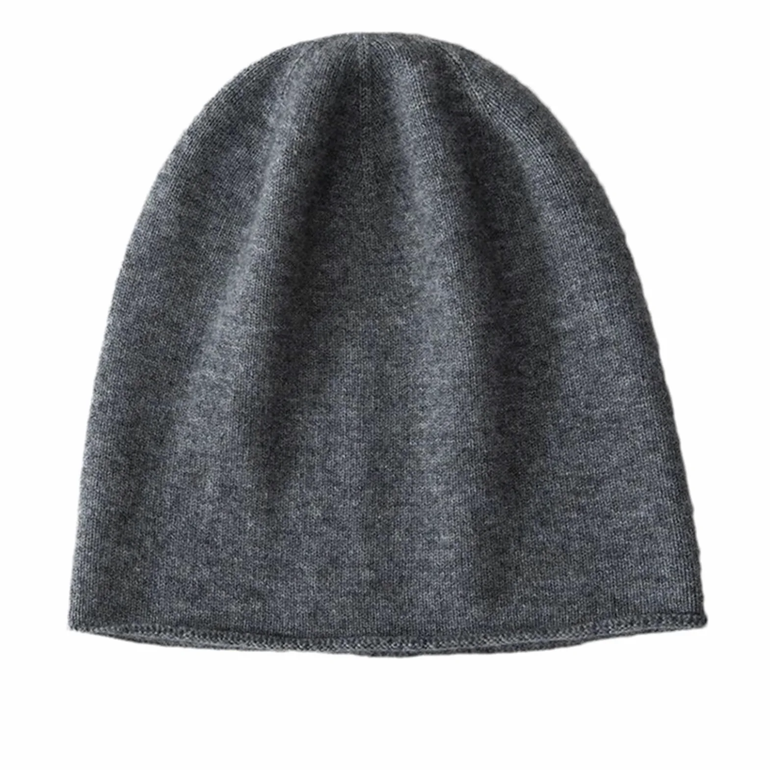 Czapka zimowa damska miękka ciepła solidna kaszmirowa dzianinowa jednolity kolor dorosły na co dzień czapki beanie damska czapka pulower