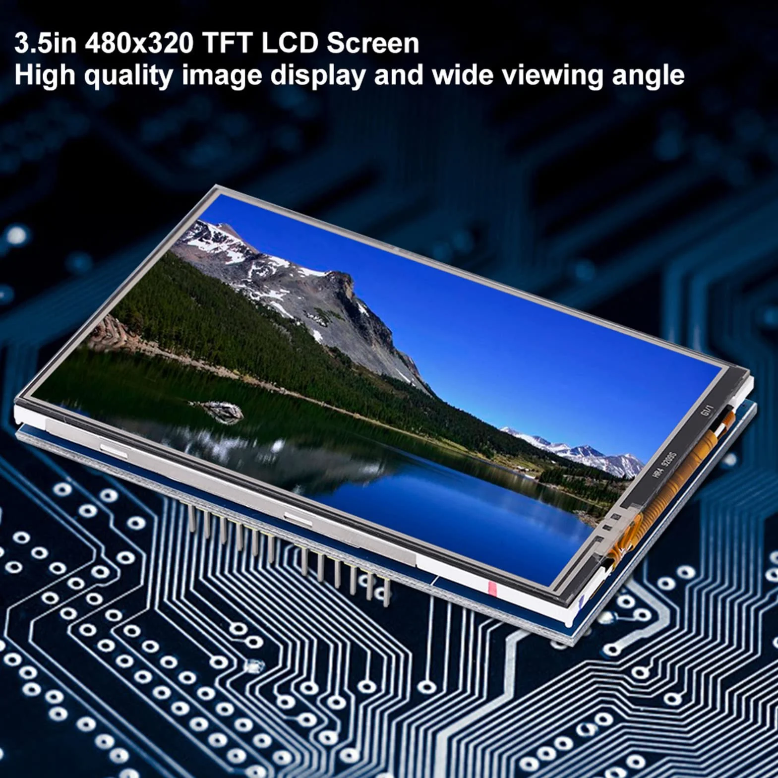 Wyświetlacz LCD 3,5 Cala moduł Ekranu LCD 480x320, z Gniazdem Karty Pamięci i Obwodem Flash SPI (z dotykiem)