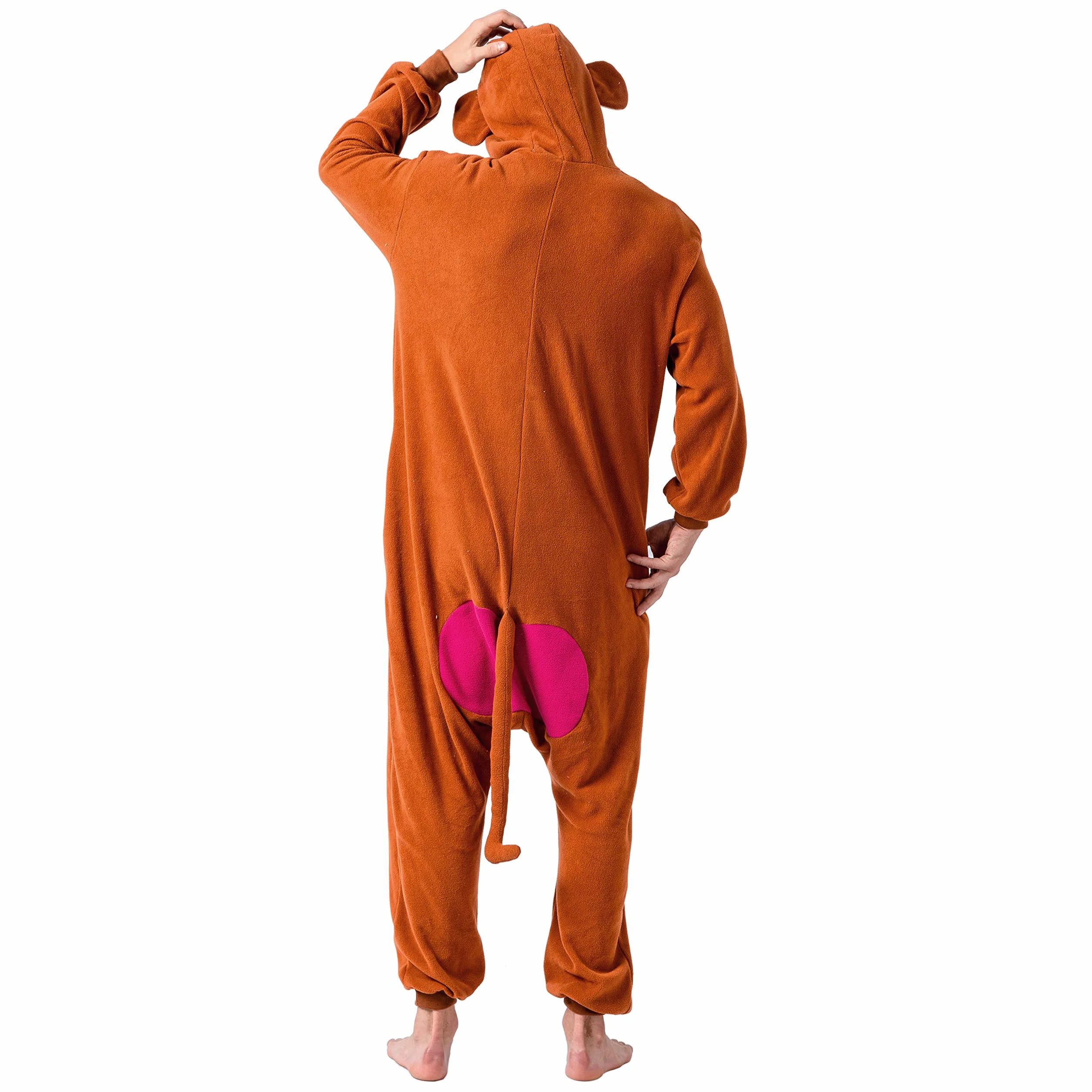 Spooktacular Creations Pluszowy kombinezon dla dorosłych unisex, Małpa, M