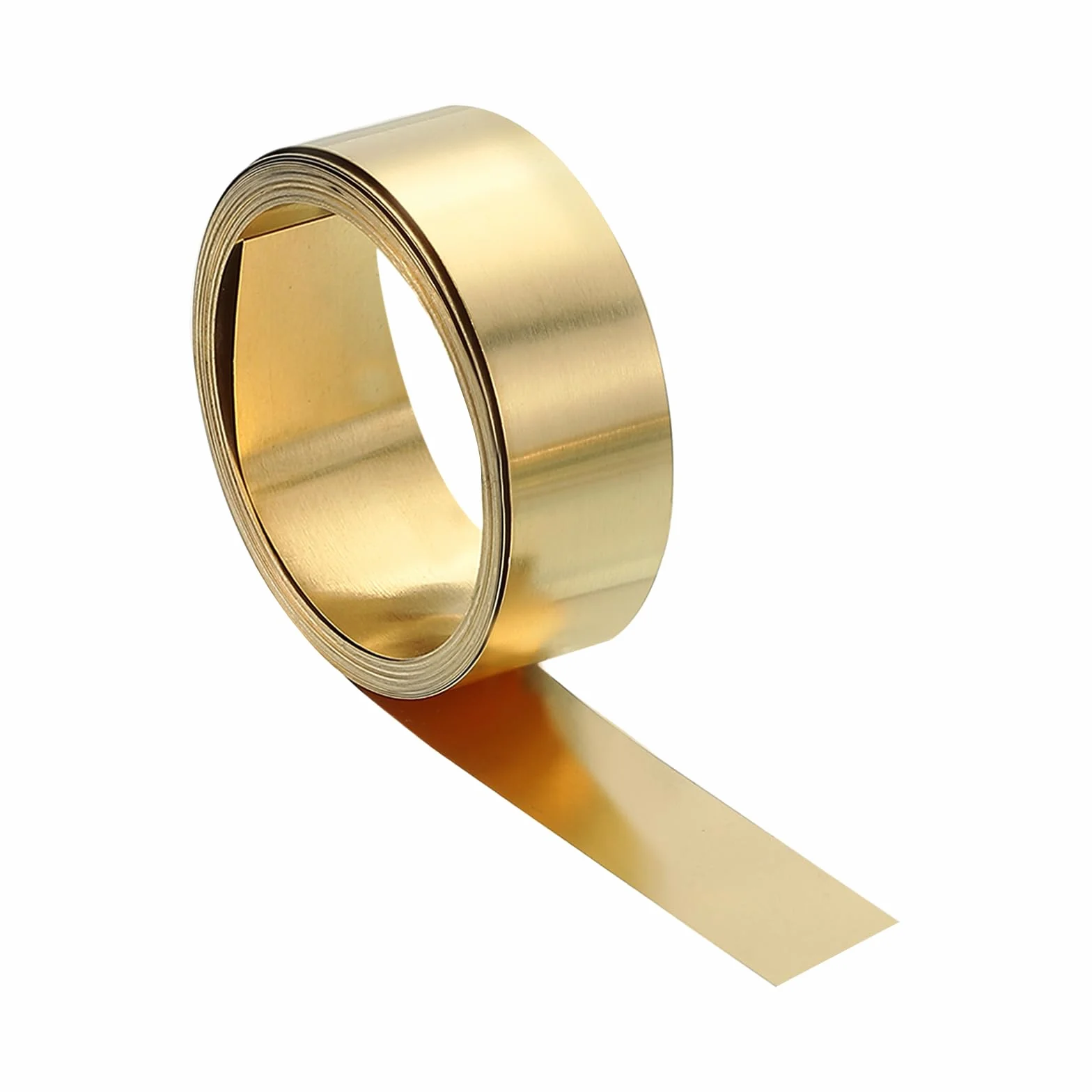 QUARKZMAN Folia metalowa, płyty mosiężne, 1000 x 10 x 0,5 mm, blacha mosiężna, paski, folia mosiężna, blacha, złote paski mosiężne, do przemysłu, napraw elektrycznych, rzemiosła artystycznego