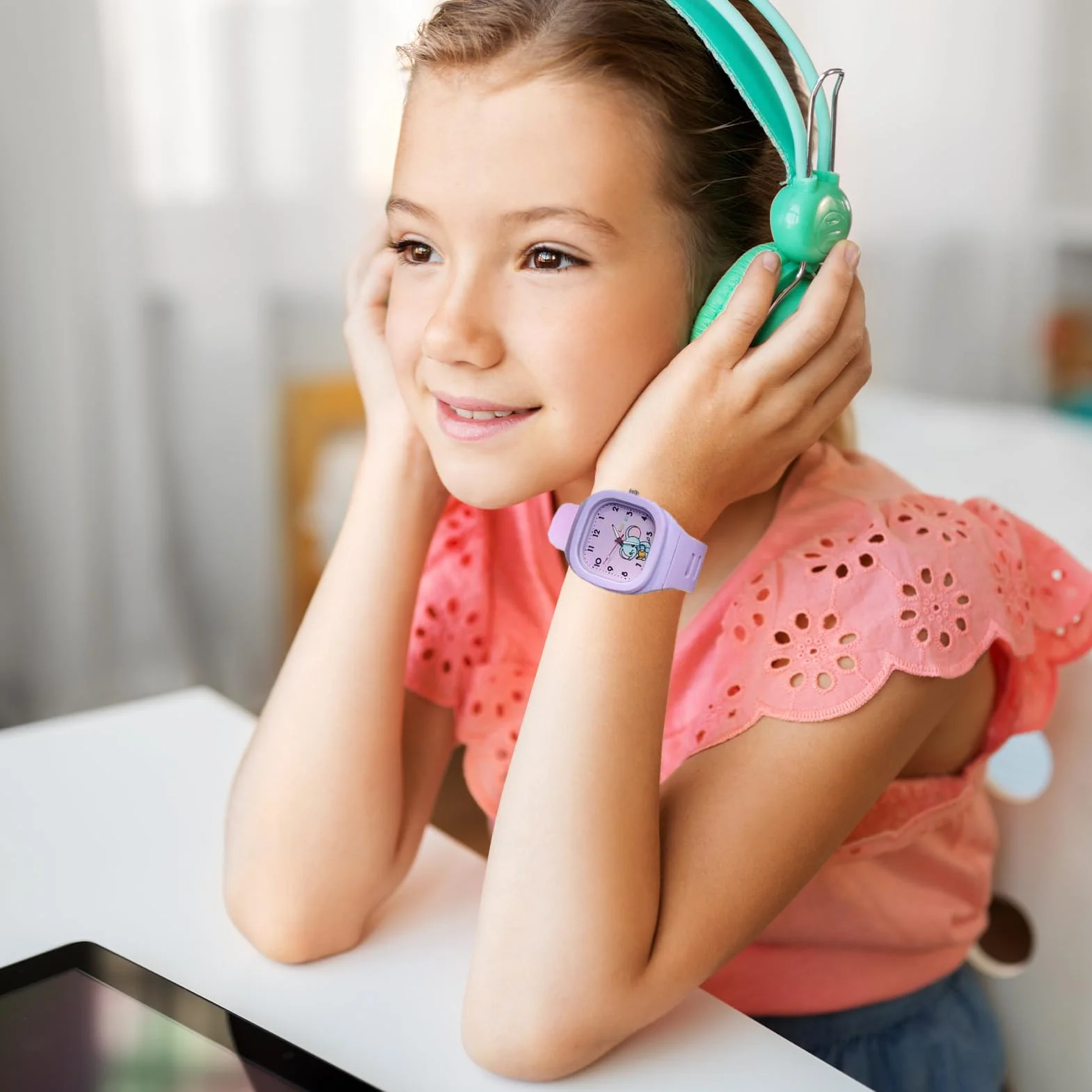 Return Cartoon Digital Watch - Sports Luminous Square Watch dla studentów | Wodoodporny cyfrowy zegarek z kreskówką dla dzieci, kwadratowy świecący zegarek dla dzieci