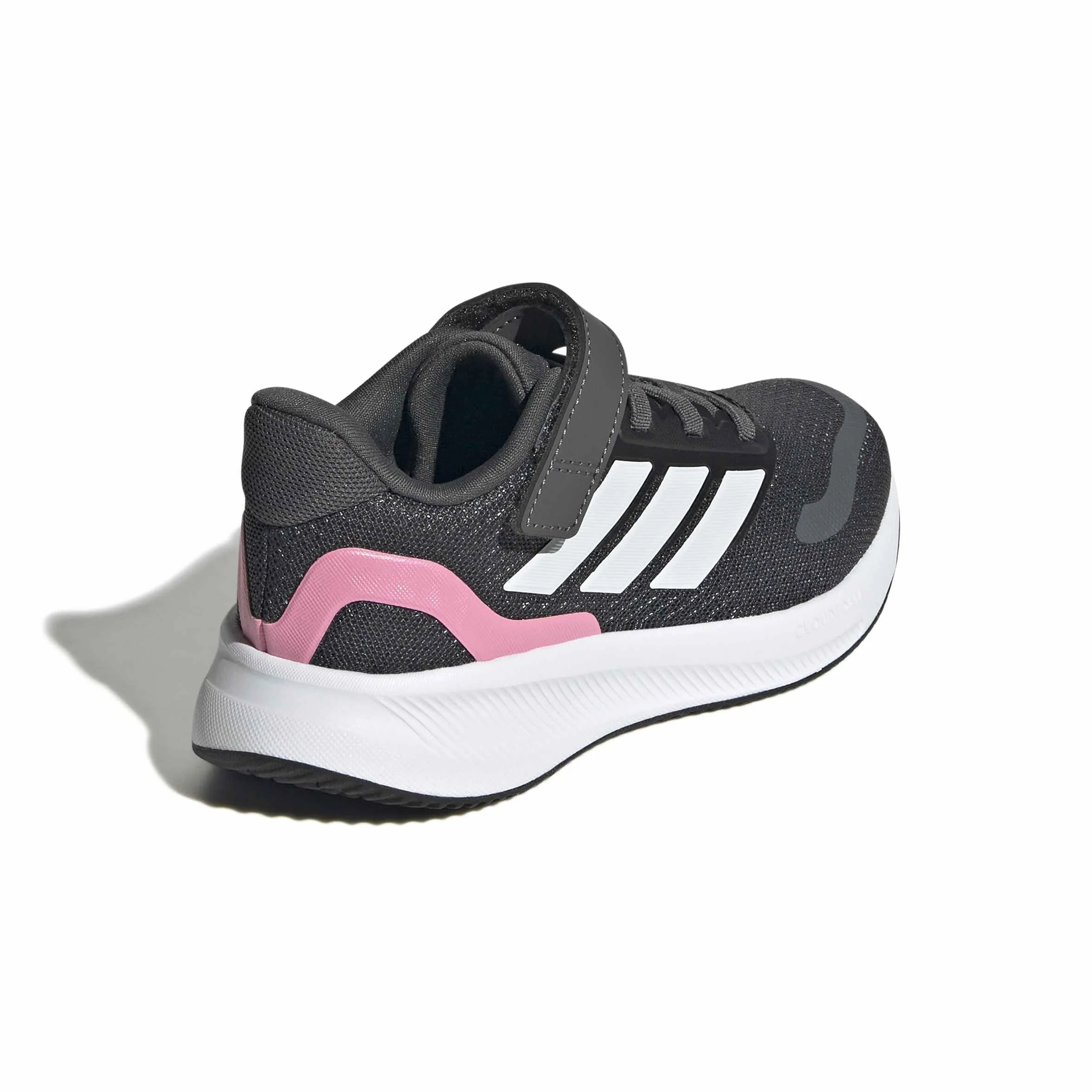 adidas Runfalcon 5 Kids Shoes Grey Six Crystal White Bliss Pink 30.5 EU