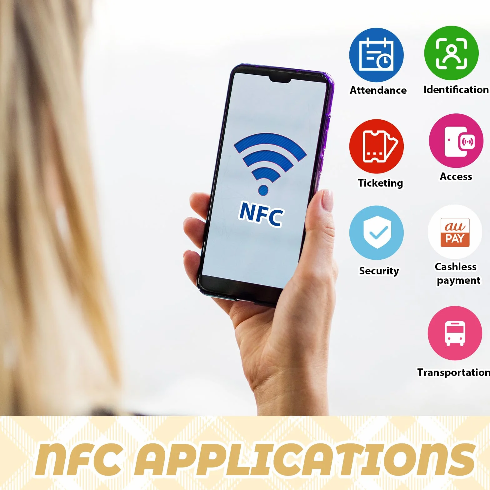 50 szt. kart NFC - puste monety wielokrotnego zapisywania znaczników NFC, NTAG215, karta PCW, chip do wizytówki, 504 bajtów, puste, łatwe i wygodne, programowalne, kompatybilne ze wszystkimi