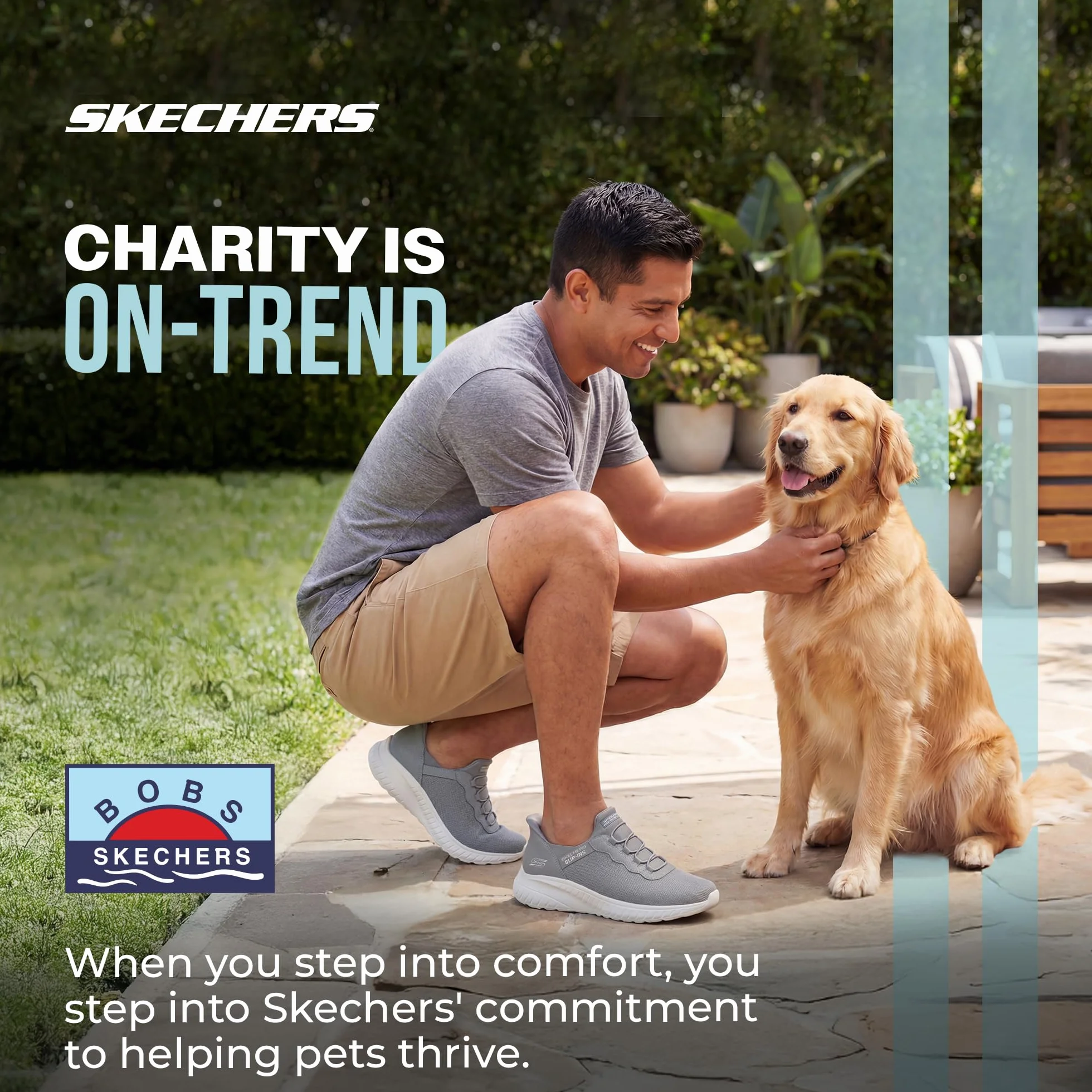Skechers Mężczyźni Bobs Squad Chaos Daily HypeWsuwane