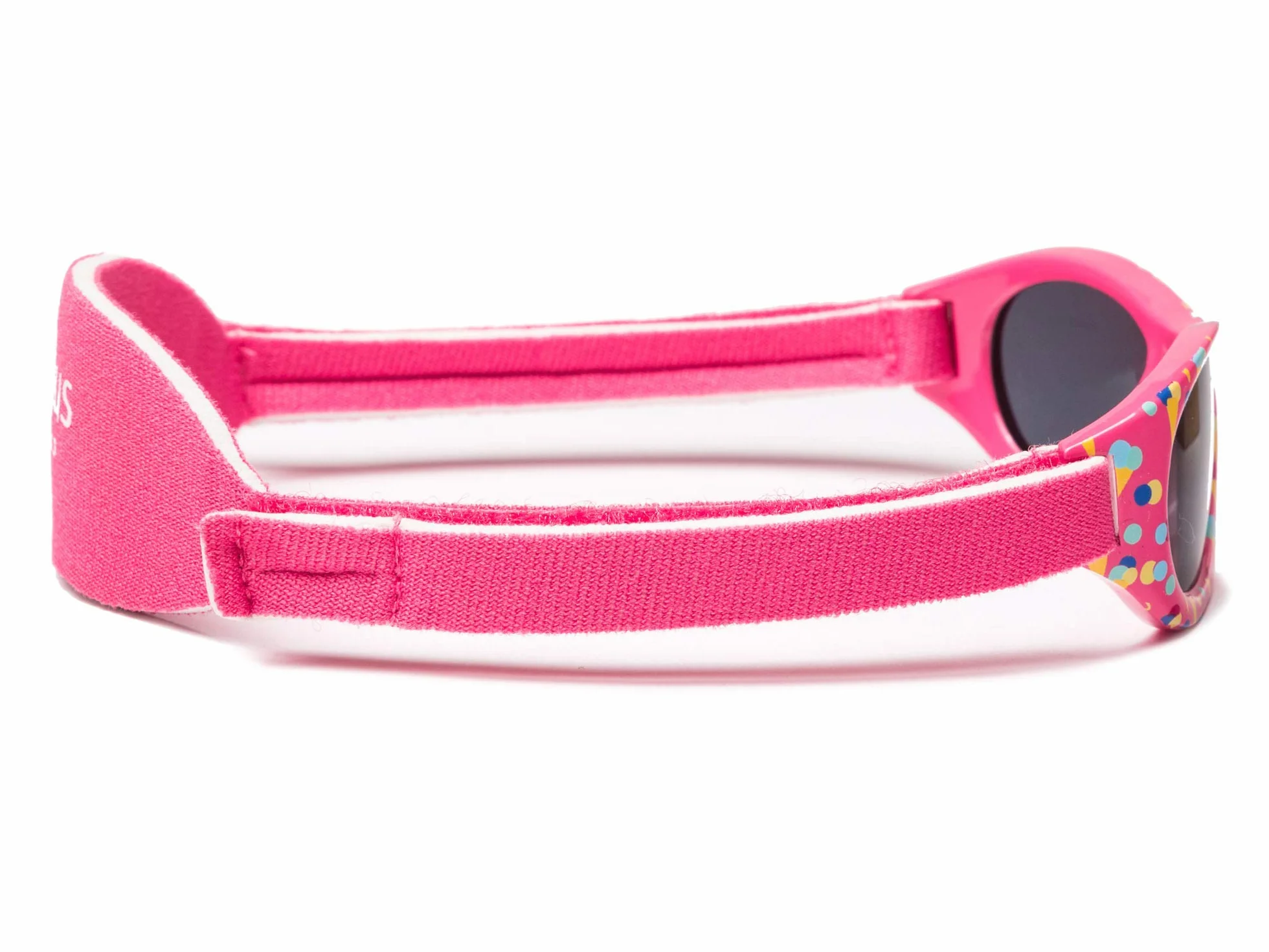 Kiddus Okulary Baby dla noworodków i niemowląt, dziewczynek i chłopców 0 m-ca – 2 lata. Filtr UV400, 100% ochrona przed promieniowaniem UV. Miękka, regulowana opaska. Wygodne i bezpieczne.