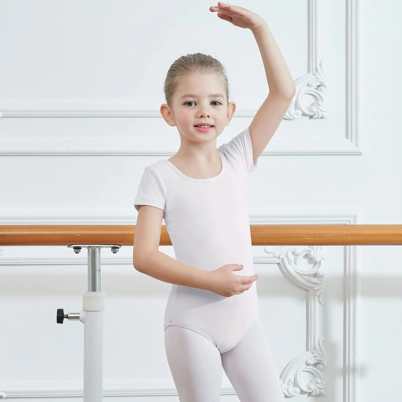 Body Taniec Klasyczny Dziewczęcy Kobiety Ballet Body Leotards Bawełna Krótki Rękaw Artystyczne Body Gimnastyka Dla Dziewcząt i Kobiet