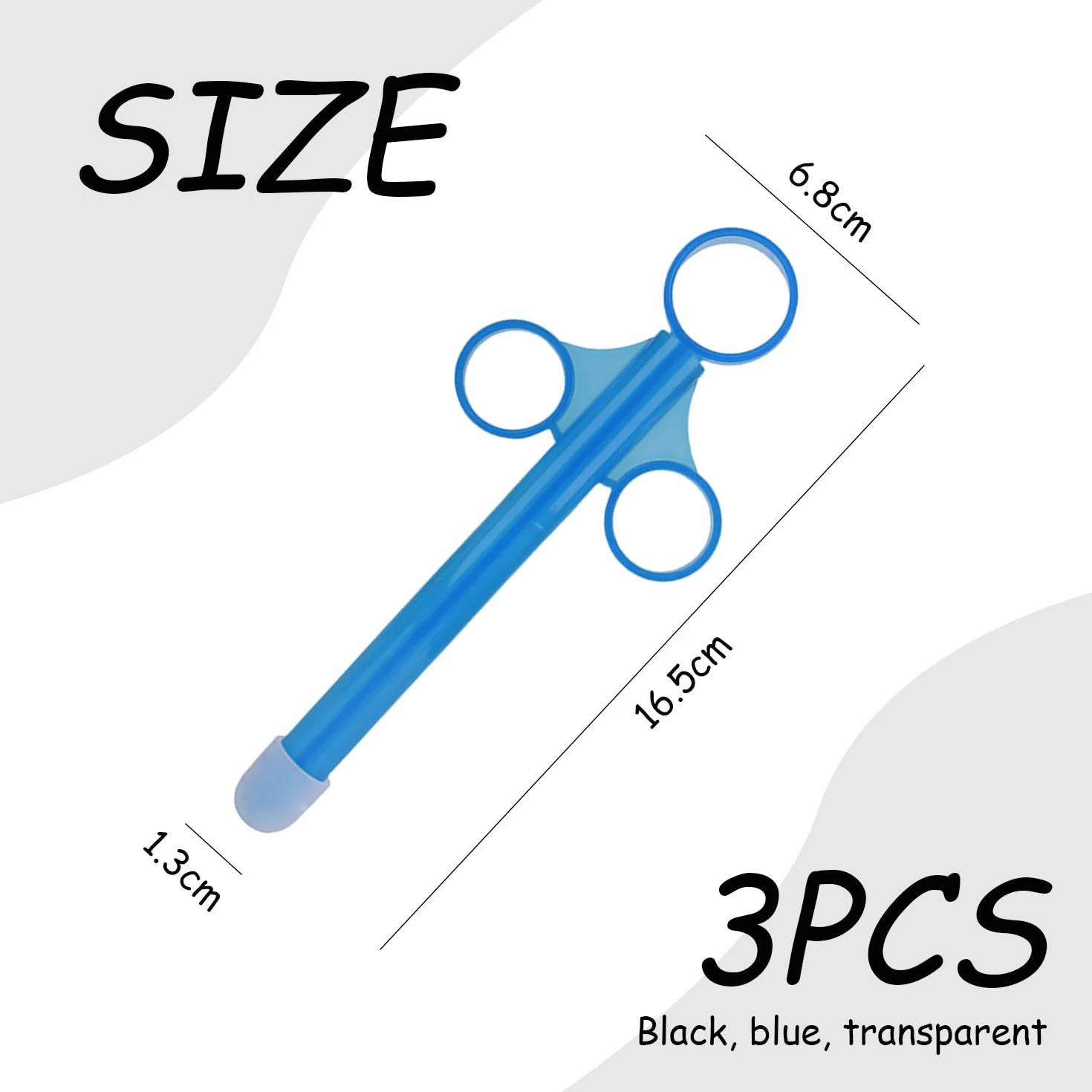 3 szt. aplikator smaru, plastikowa strzykawka wielokrotnego użytku, akcesoria dla par.