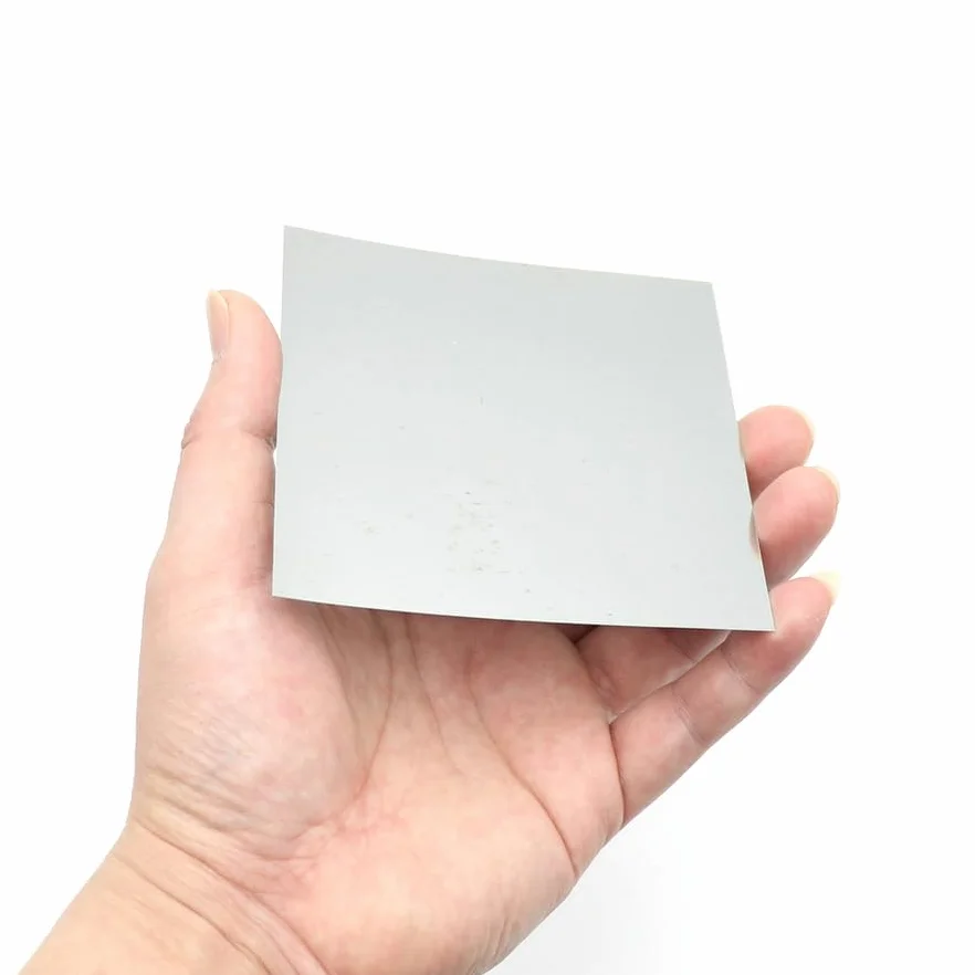 1 arkusz cyna Sn≥99,99%, blacha do eksperymentów naukowych, 100 x 100 mm, grubość 0,5 mm