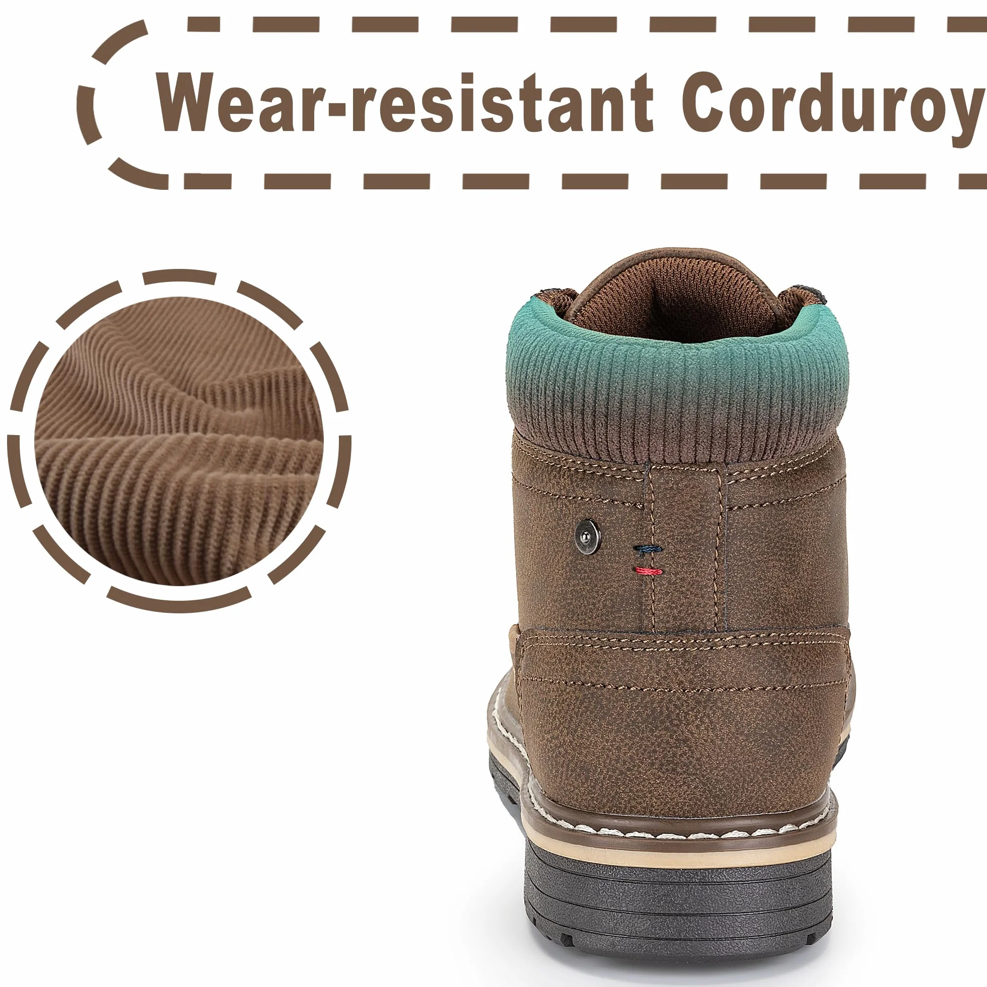 CC-Los Męskie wodoodporne buty turystyczne, buty robocze, lekkie i na co dzień, Chukka