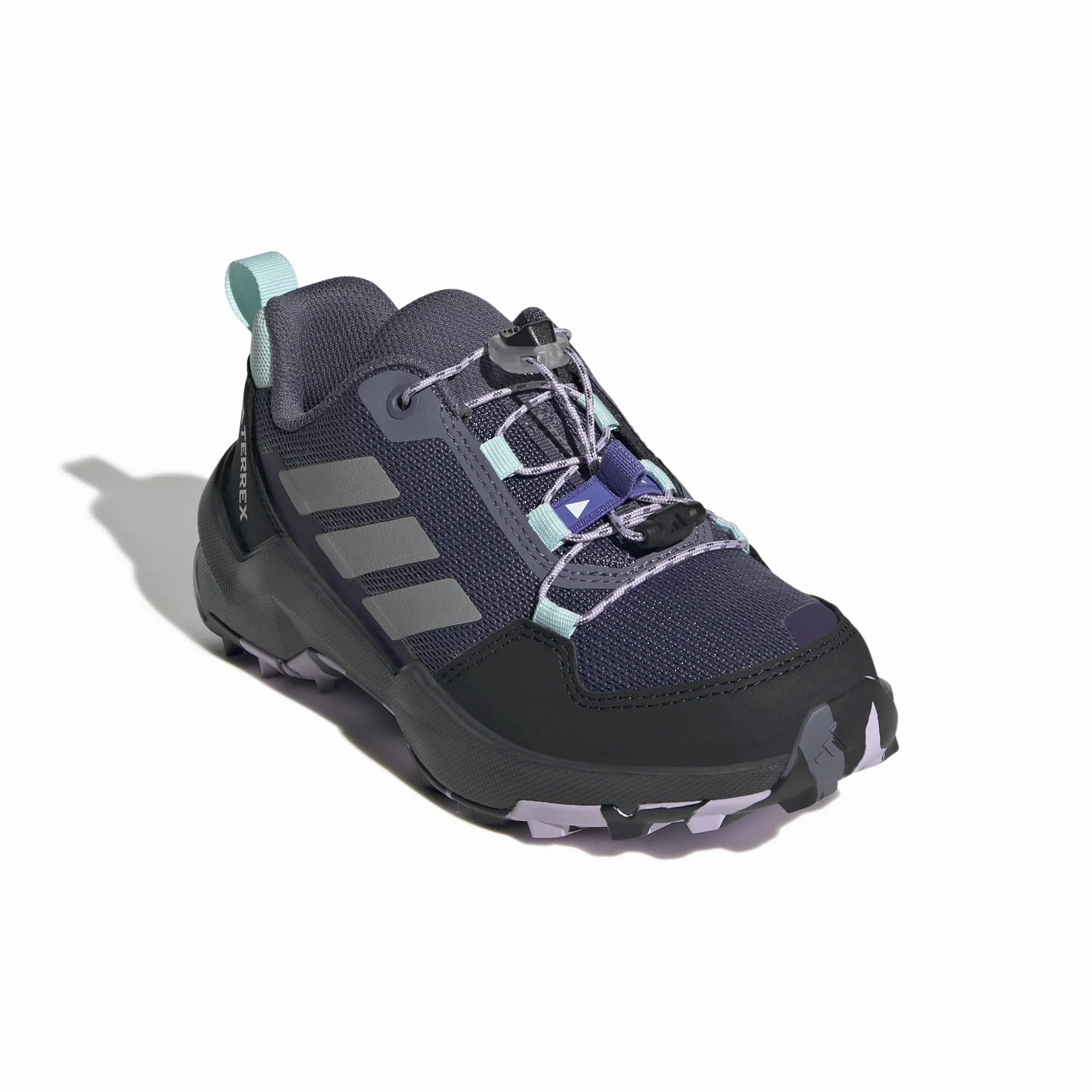 adidas Uniseks - dzieci Terrex AX4S SPEED LACING Hiking Shoes Kids, preloved violet/matte silver/powder plum, 38 EU