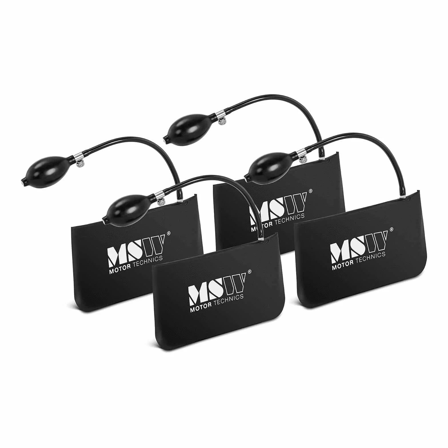 MSW MSW -DENTPULLER.PW01 poduszka montażowa, 4 sztuki, 27,2 x 13,2 cm, poduszka z pompką, 150 kg, pomoc w montażu
