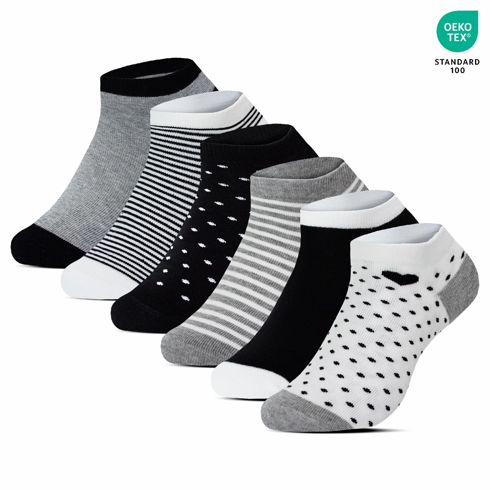BestSale247 12 par modnych damskich i dziewczęcych skarpety do sneakersów, skarpety z bawełny 35-38; 39-42