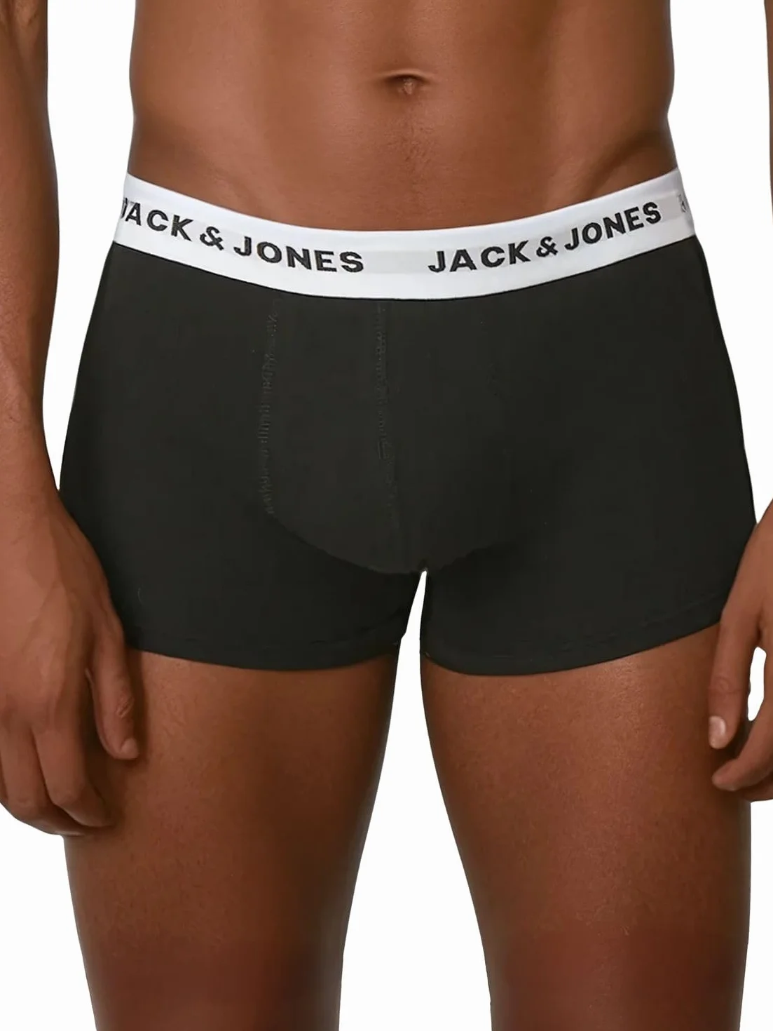 JACK & JONES Bokserki męskie, 10 sztuk, bawełna, basic, bokserki, bielizna retro, zestaw bokserek, czarne białe, S M L XL XXL 3XL