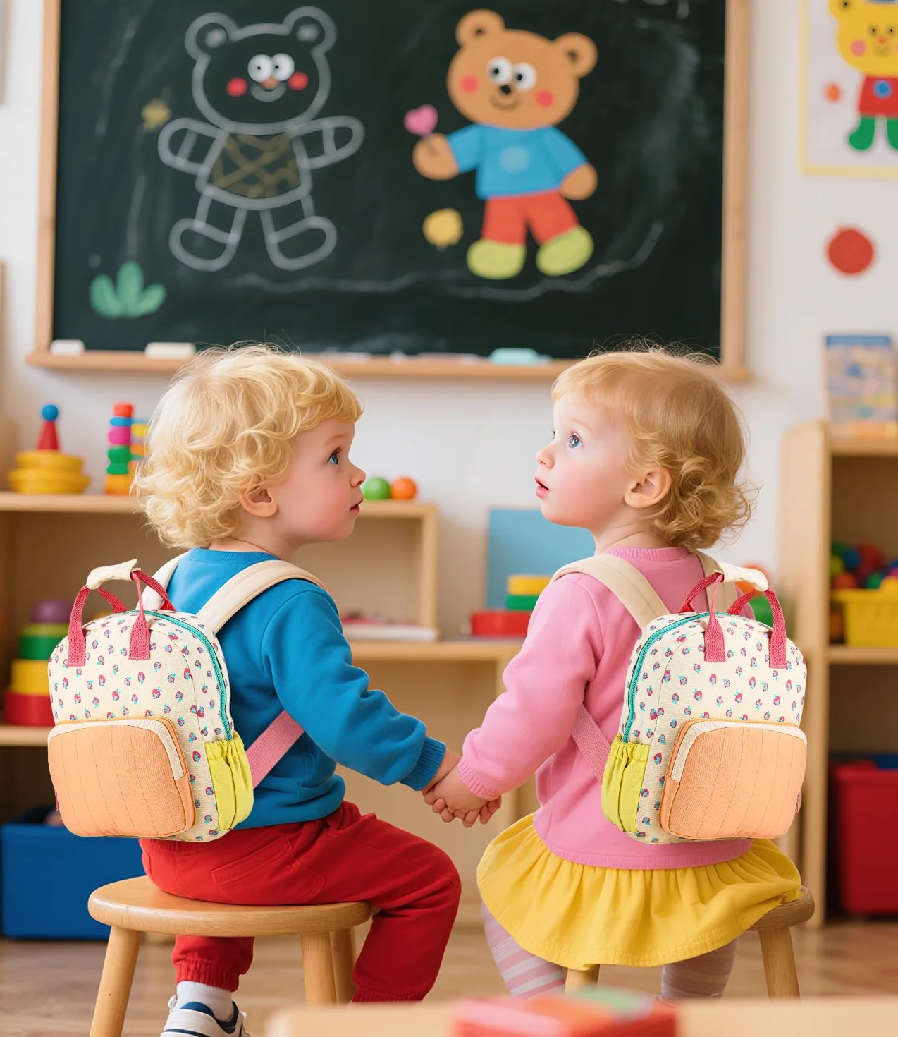 Plecak do przedszkola dla dziewczynek od 1 roku życia – lekki plecak dziecięcy, 30 cm, dla małych dzieci w wieku 2-3 lat, plecak do przedszkola i zerówki, mini plecak dla dziewczynek