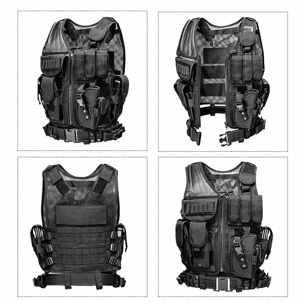 Taktyczna kamizelka wojskowa odkryty wojskowy taktyczne poliester wojskowy gra airsoft polowanie kamizelka turystyczna kemping