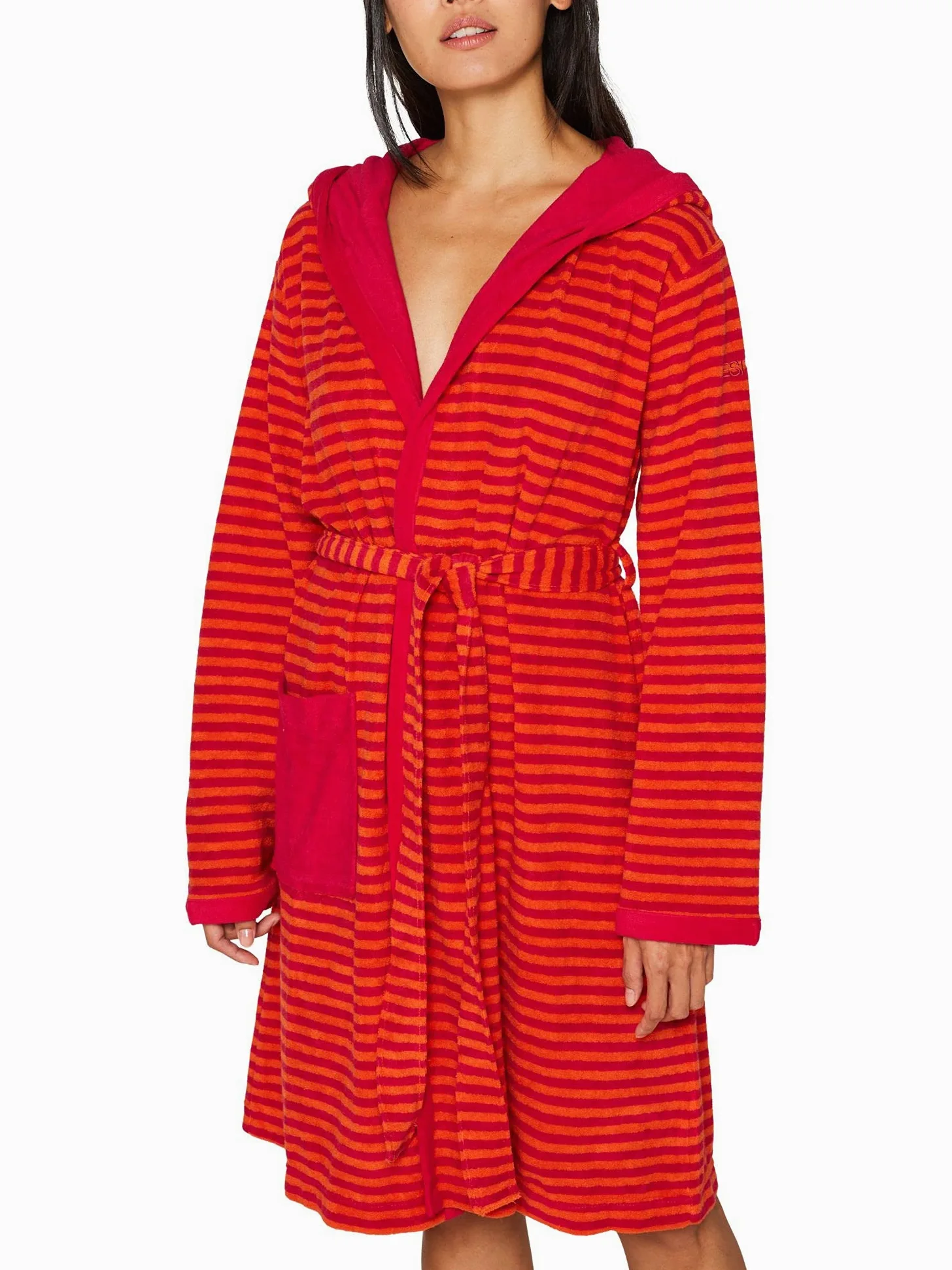 ESPRIT szlafrok frotte w paski