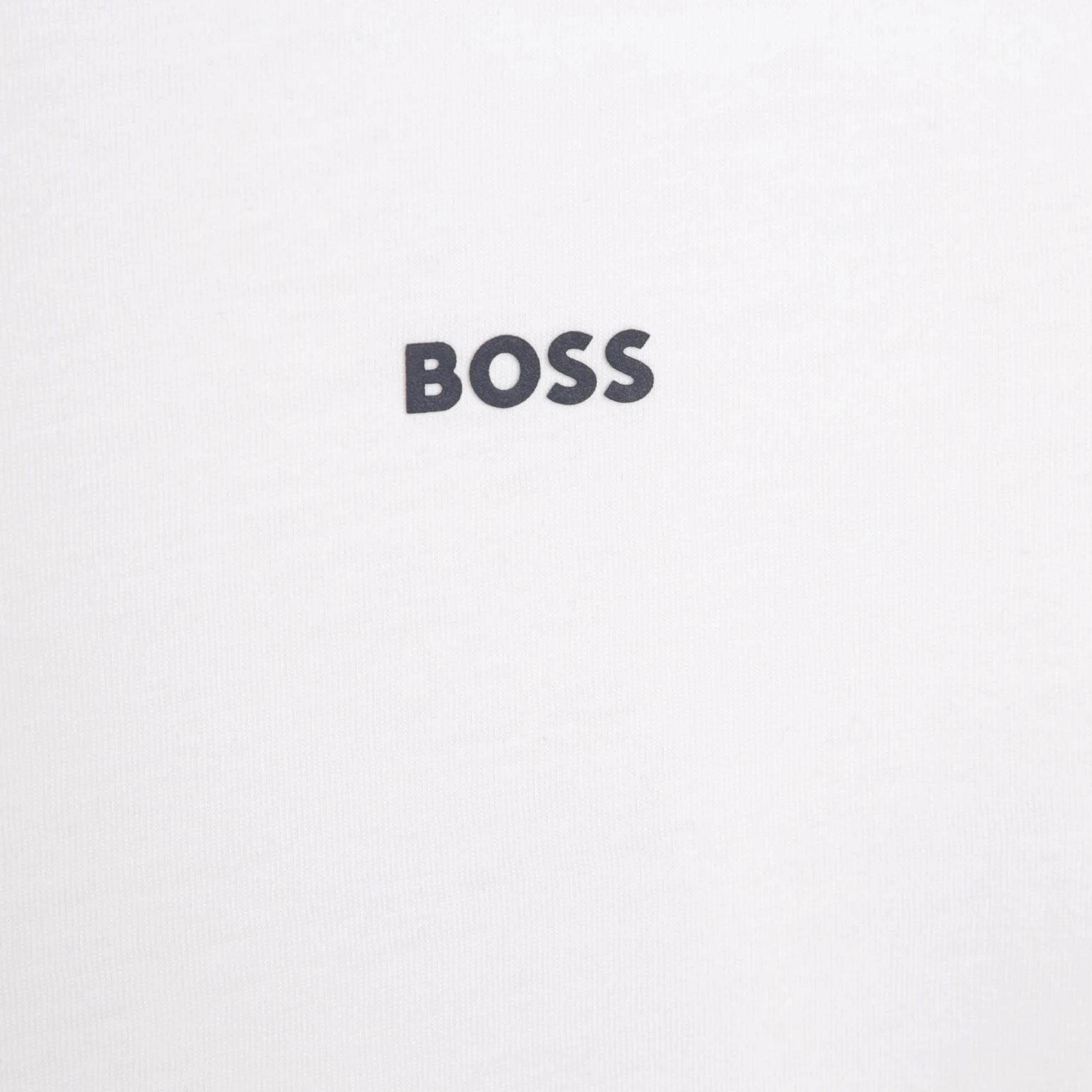 BOSS Koszulka chłopięca z małym logo, Biały, 12 Lat