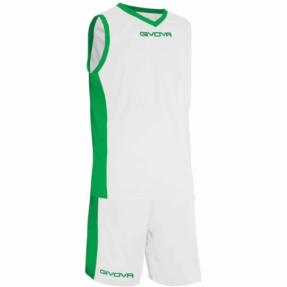 Givova Power Kit koszykówka Multicolore (Bianco/Verde) L