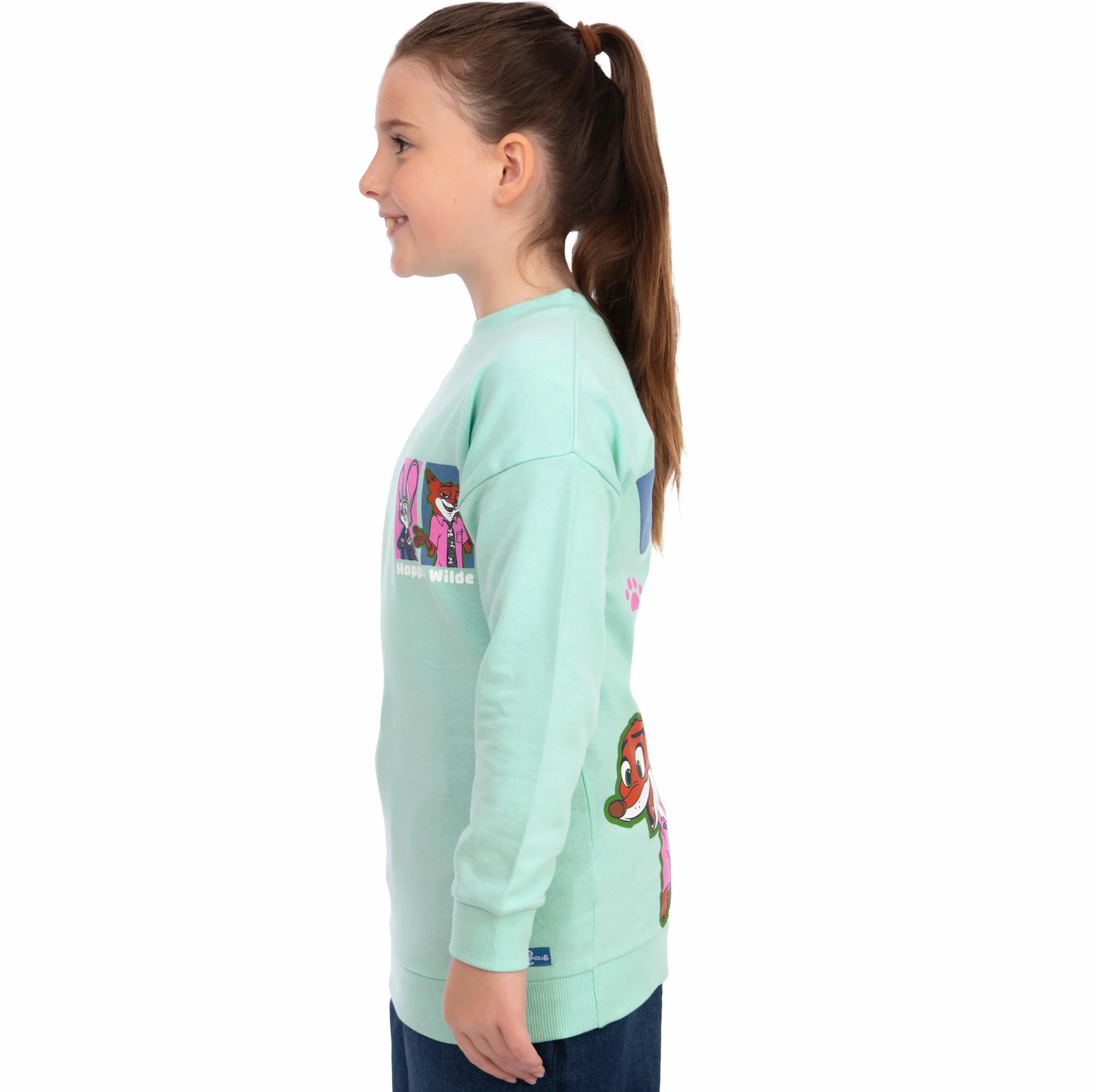 Disney Zootropolis Bluza Dziewczęca Nick Wilde Judy Hopps Sweatshirt Bawełna Dziecięca
