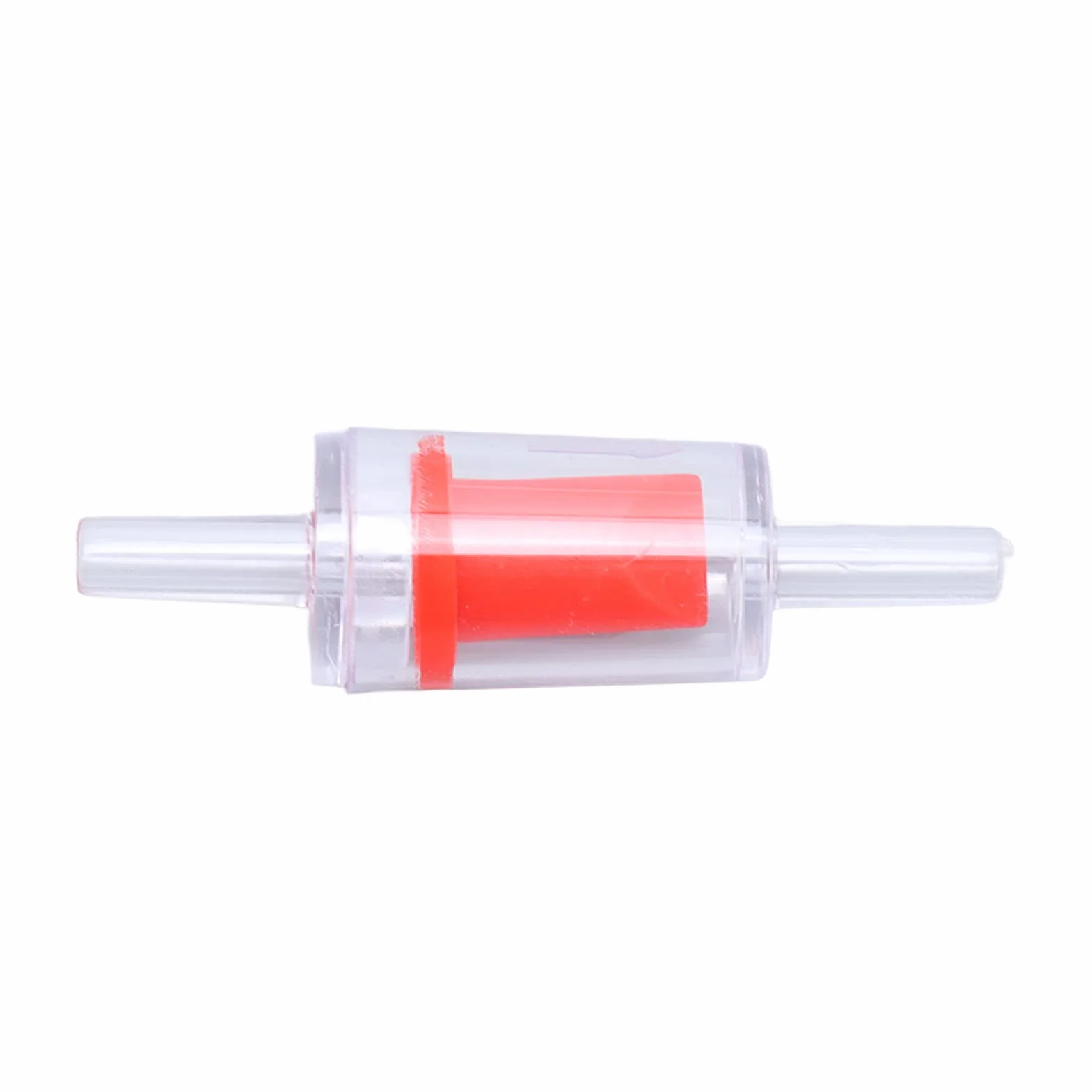 YUYTE 10pcs Zawór Kontrolny Akwarium w jedną stronę Zawór Zatrzymania 4 Mm Pp Pompa Powietrza Kontroli Wody dla Akwarium Zbiornika żywnościowego Medycyny Chemikalia (4mm czerwony)
