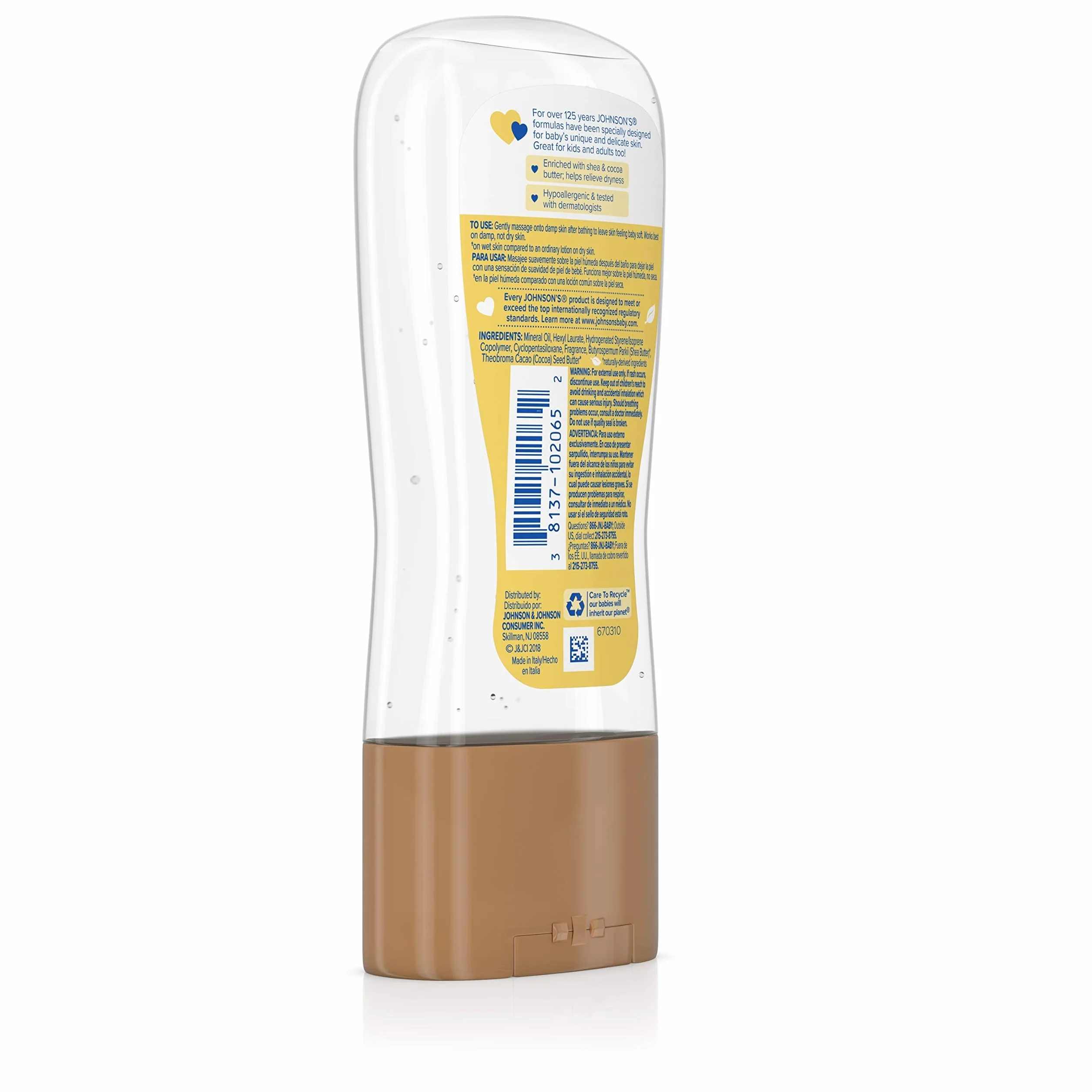 Jonnson & johnson Baby Oil Gel 190 ml (produkty dla dzieci; olejki)